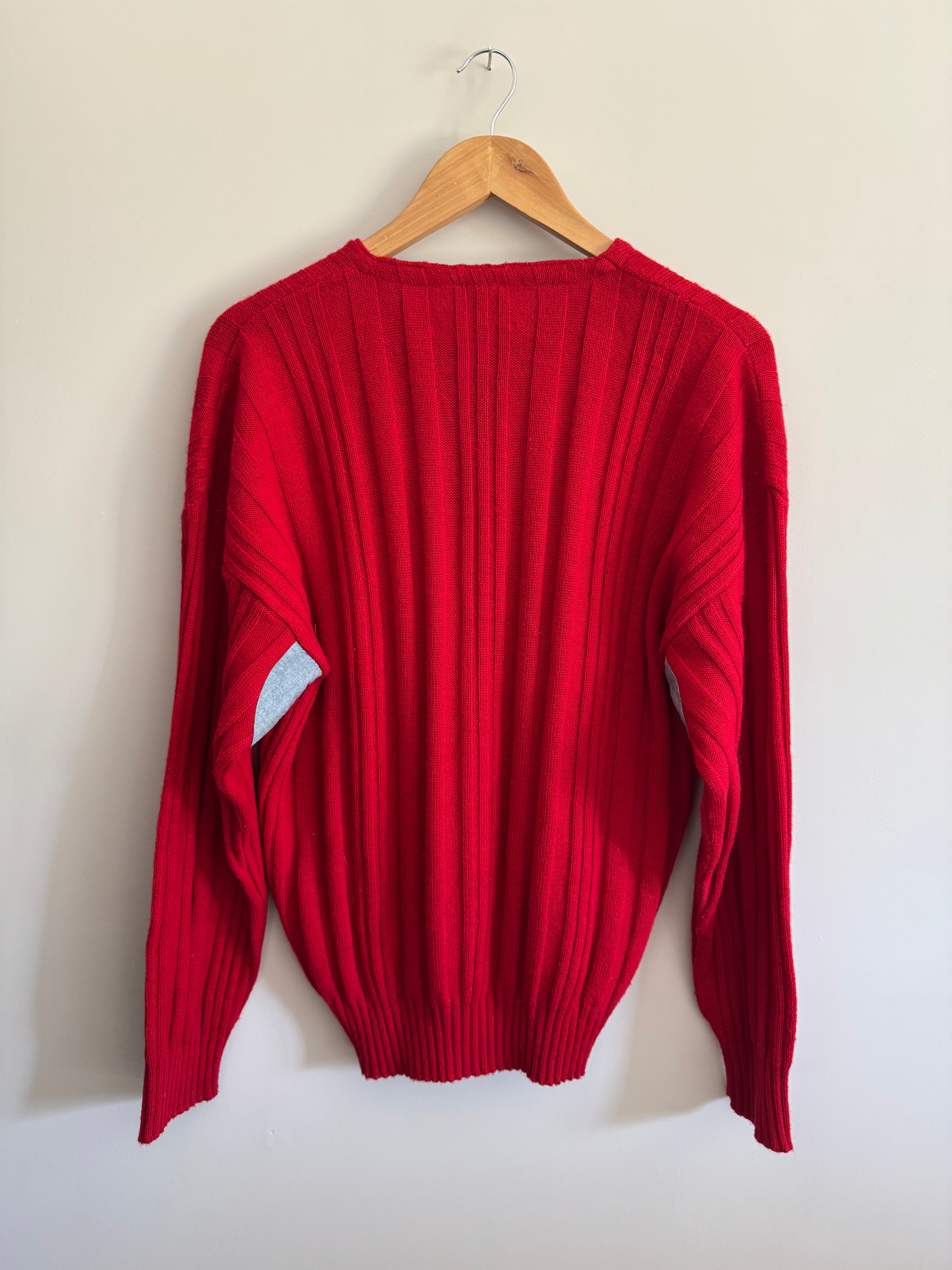 VINTAGE MARLBORO LEISURE WEAR KNIT SWEATER MADE IN ITALY - M