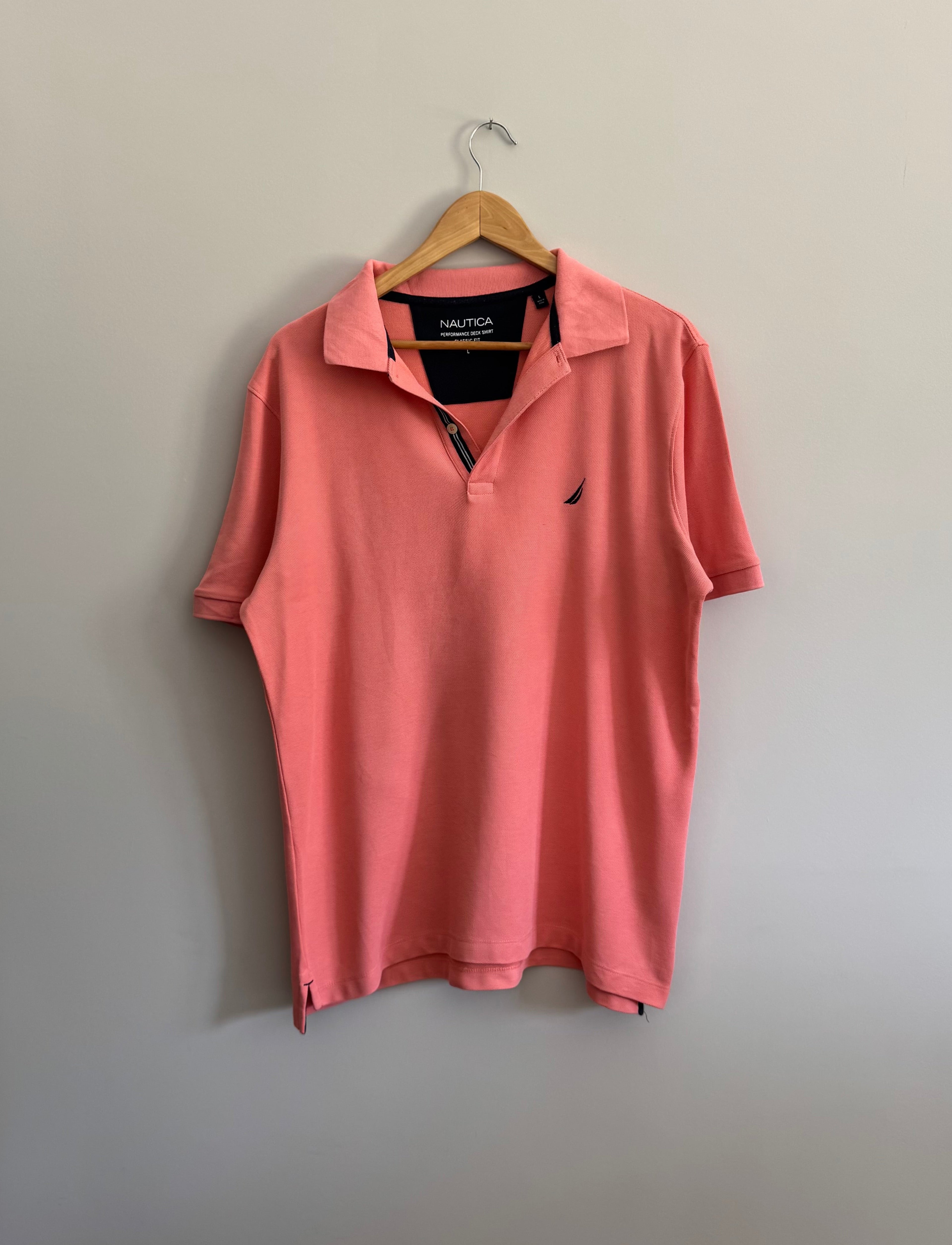 Nautica Performance Deck Shirt Polo - L