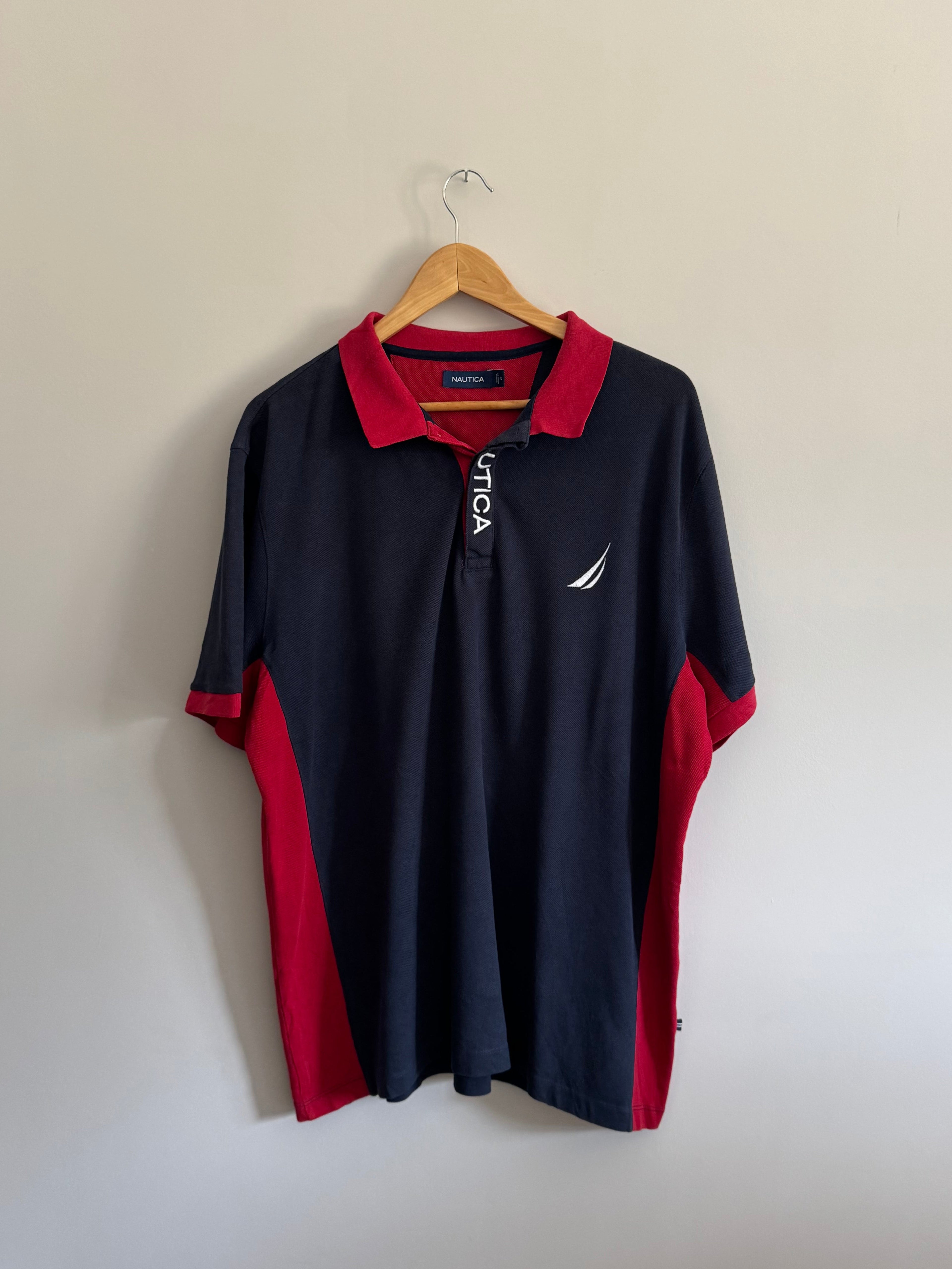 Nautica Colourblock Polo Shirt - XL
