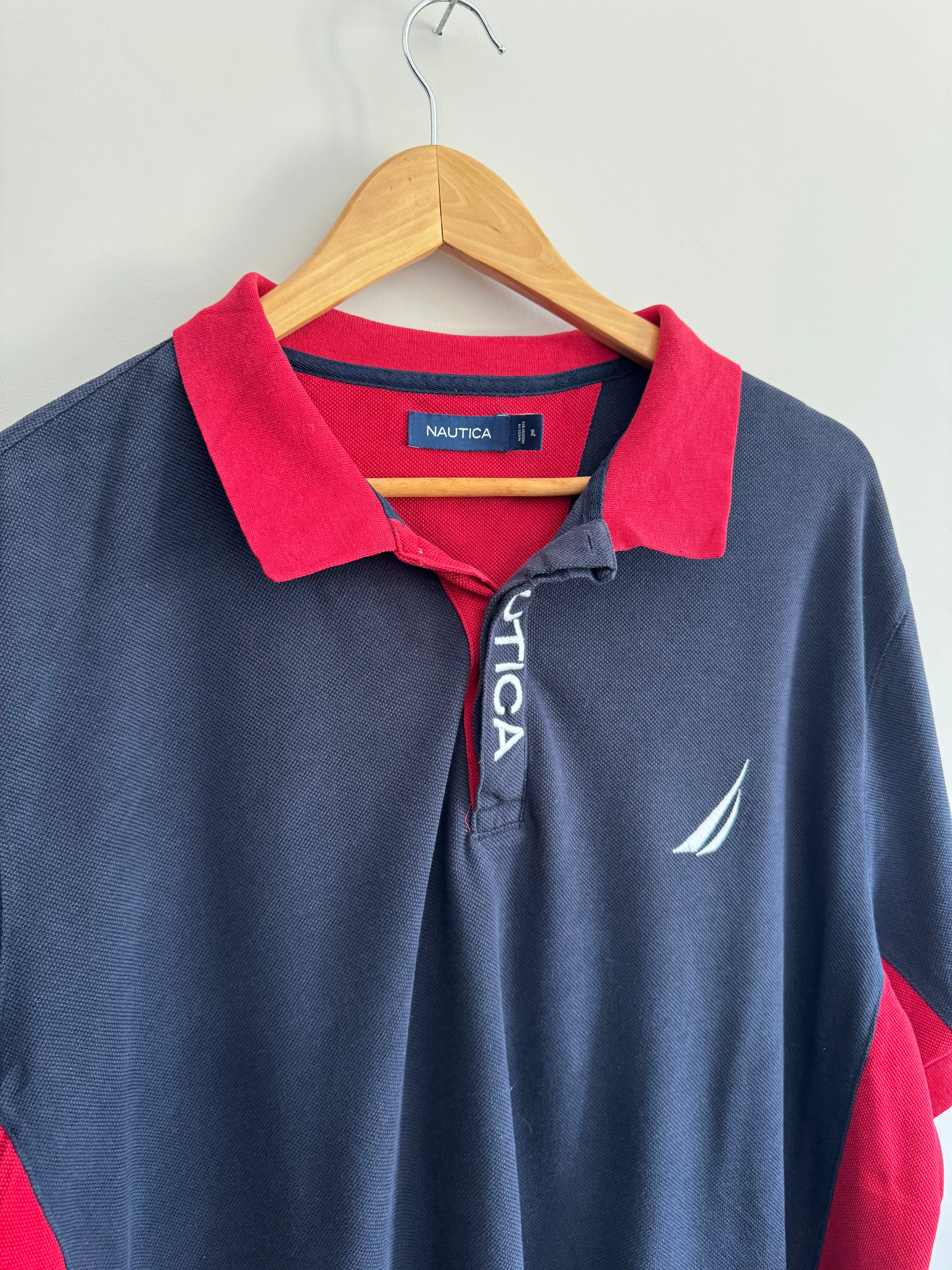 Nautica Colourblock Polo Shirt - XL