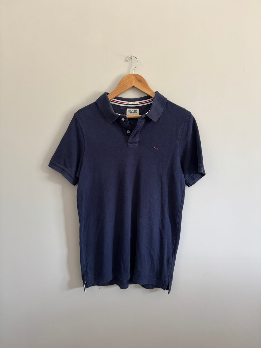 HILFIGER DENIM NAVY POLO SHIRT