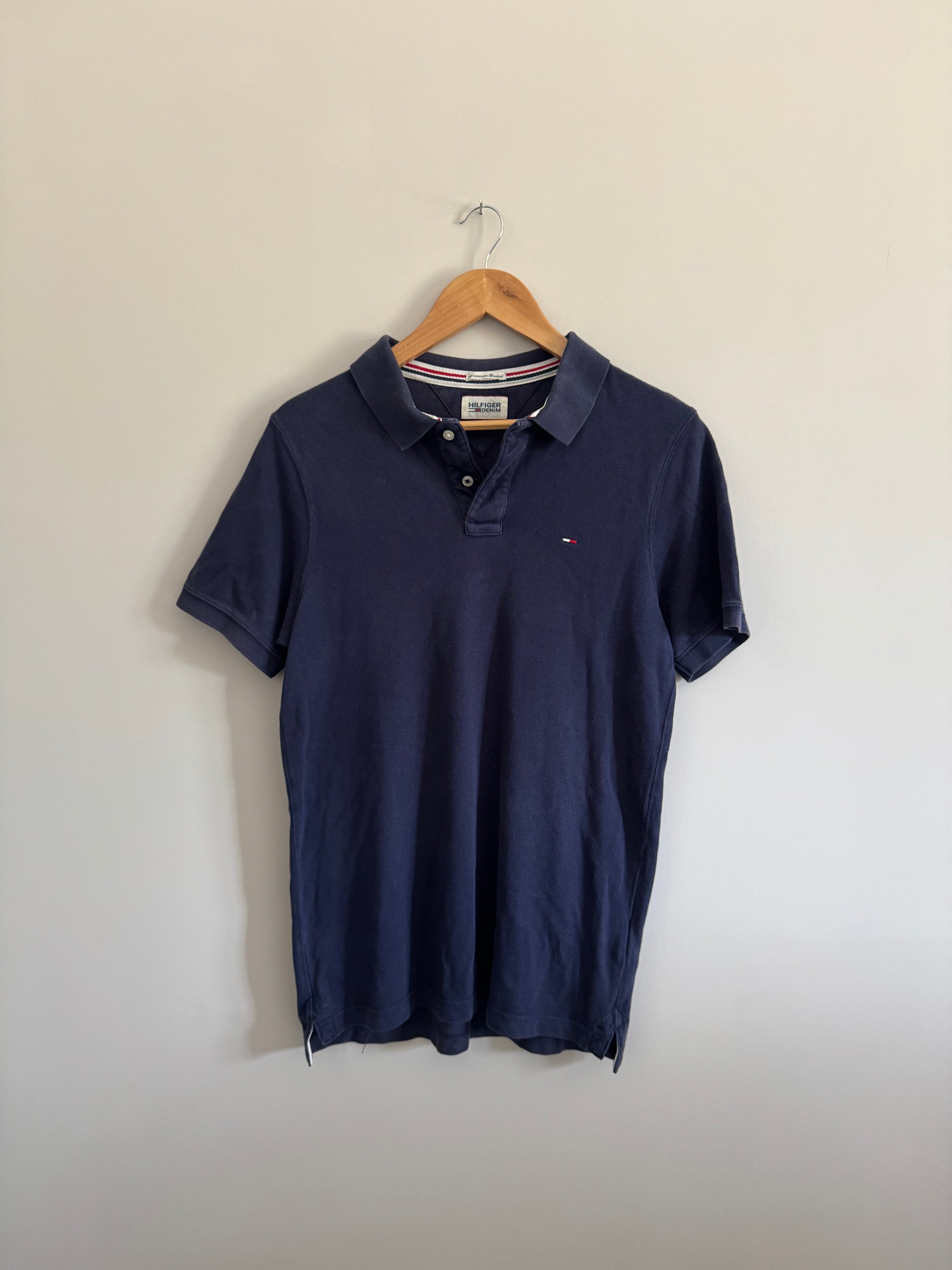 HILFIGER DENIM NAVY POLO SHIRT
