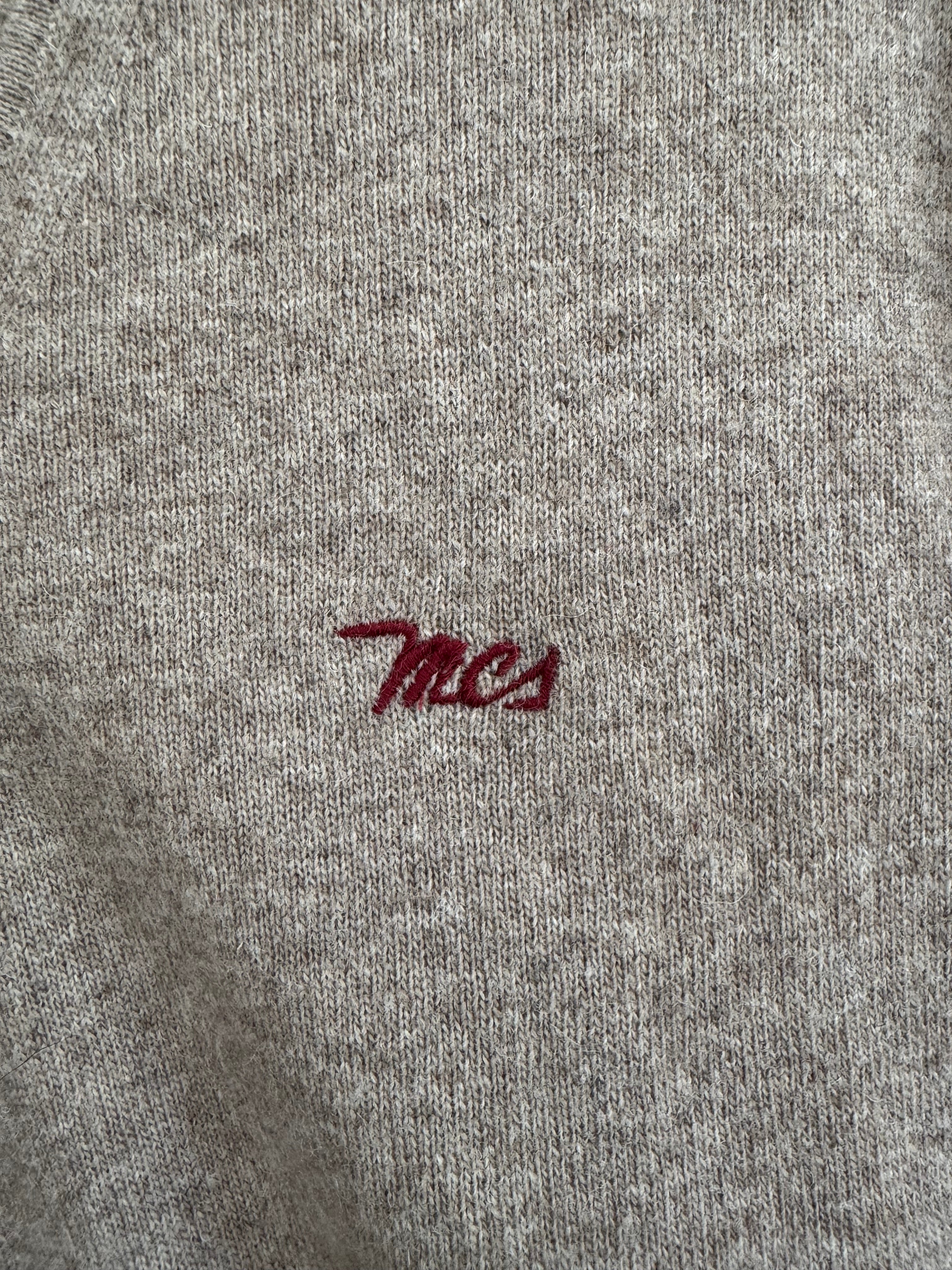 MCS (MARLBORO CLASSICS) BEIGE KNIT SWEATER - XL