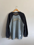Retro Brand Army Raglan Crewneck Sweatshirt - XL