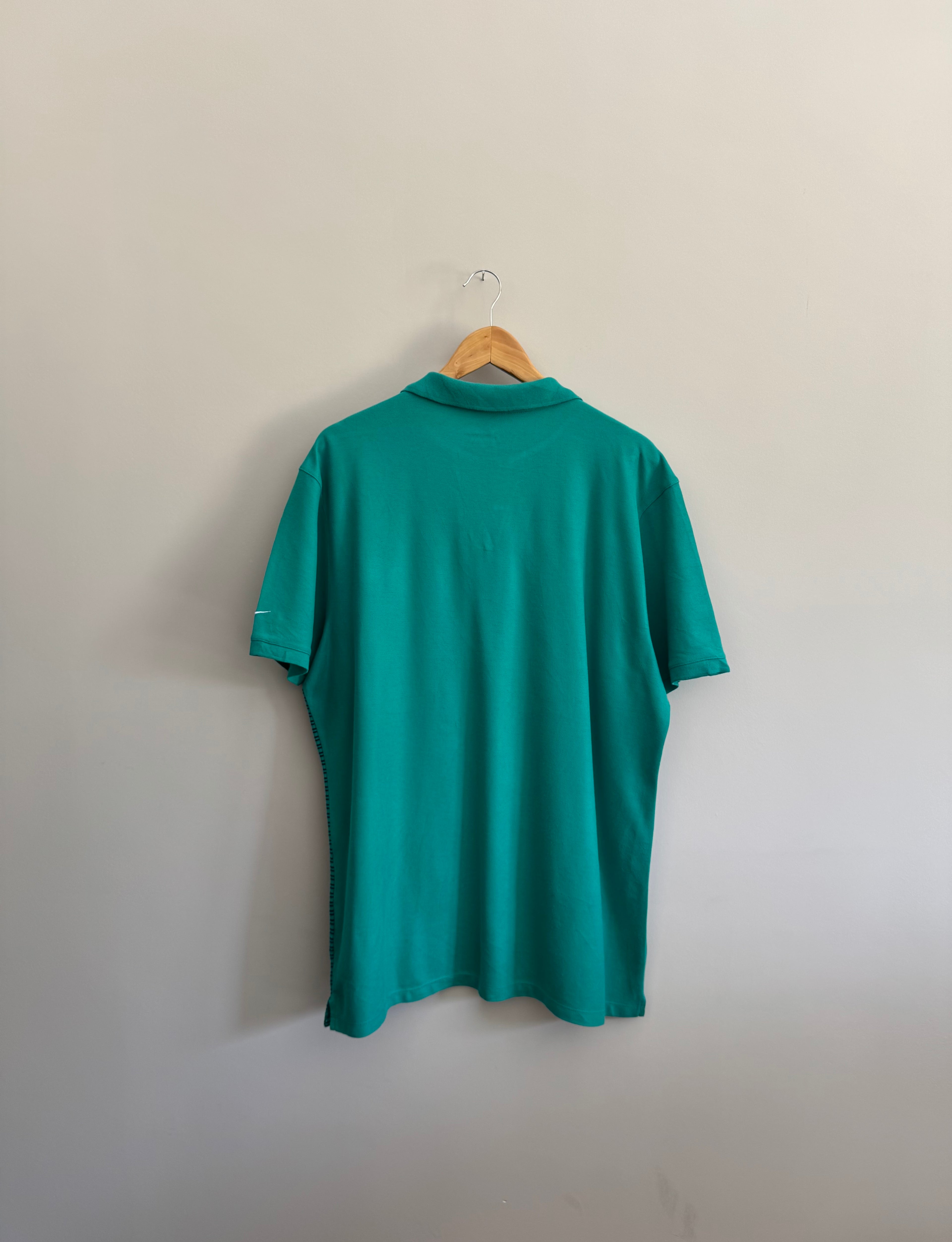 Nike Dri-FIT Striped Golf Polo Shirt - L