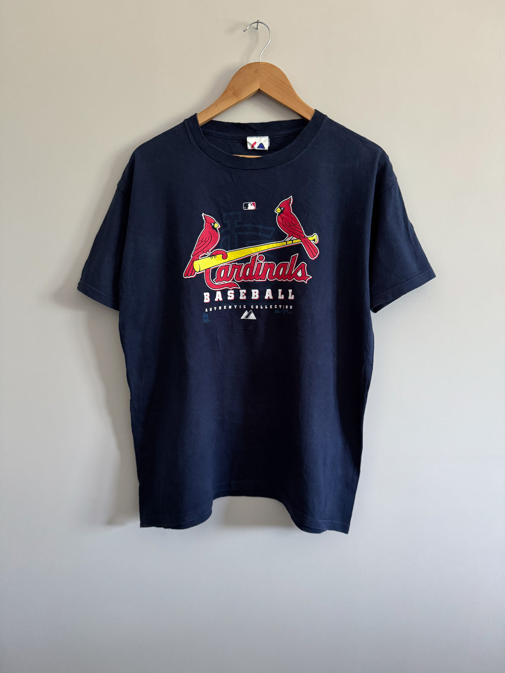 NAVY CARDINALS BASEBALL SHIRT - L*