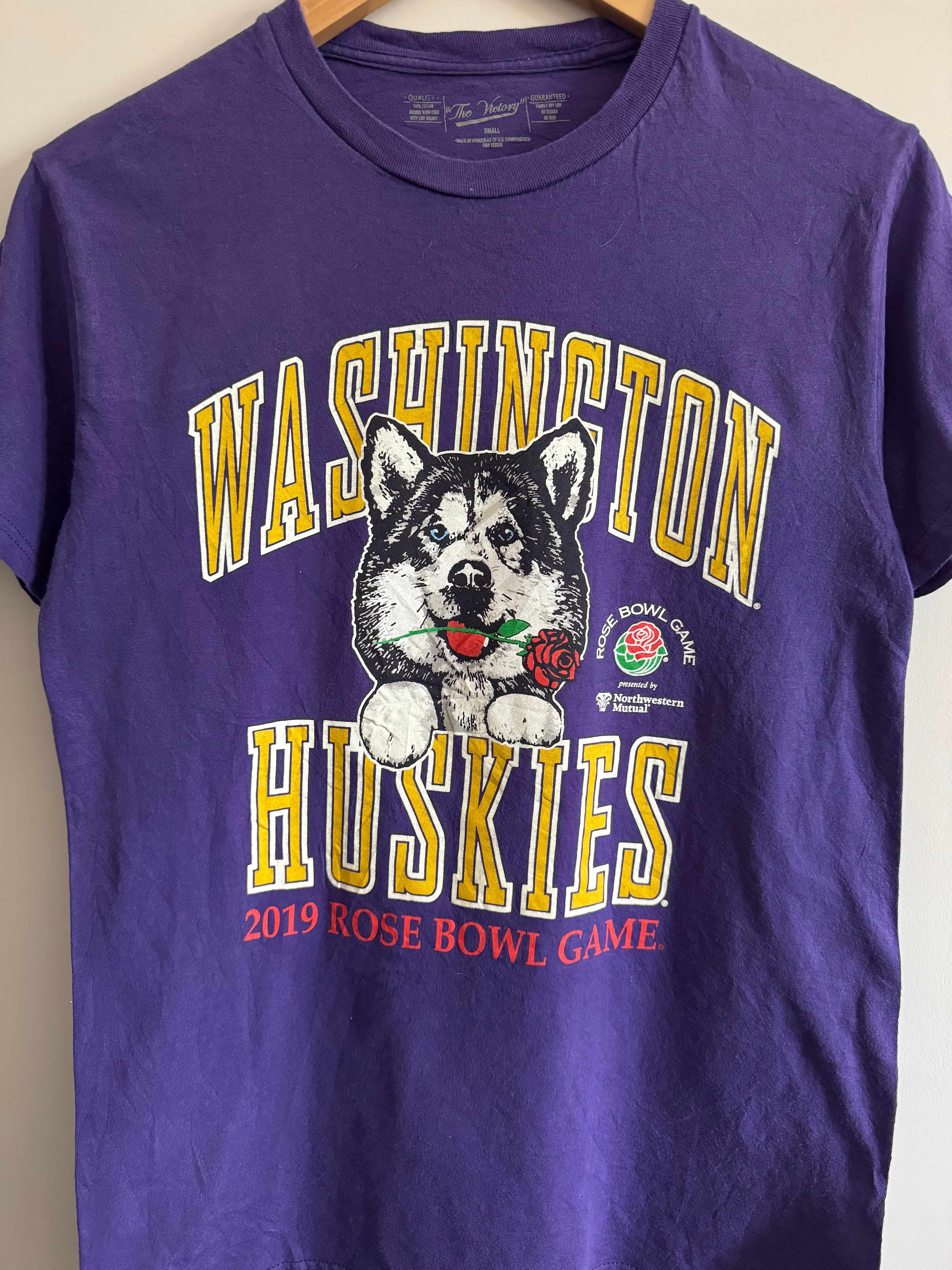 PURPLE WASHINGTON HUSKIES SHIRT - S