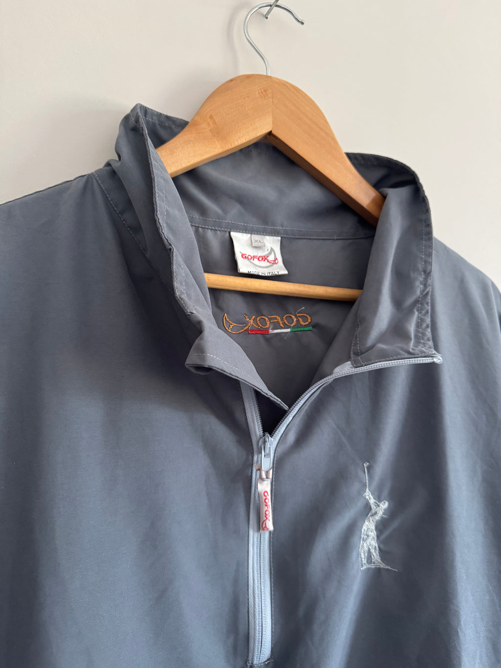 GOFOX HALF-ZIP WINDBREAKER MADE IN ITALY - XL