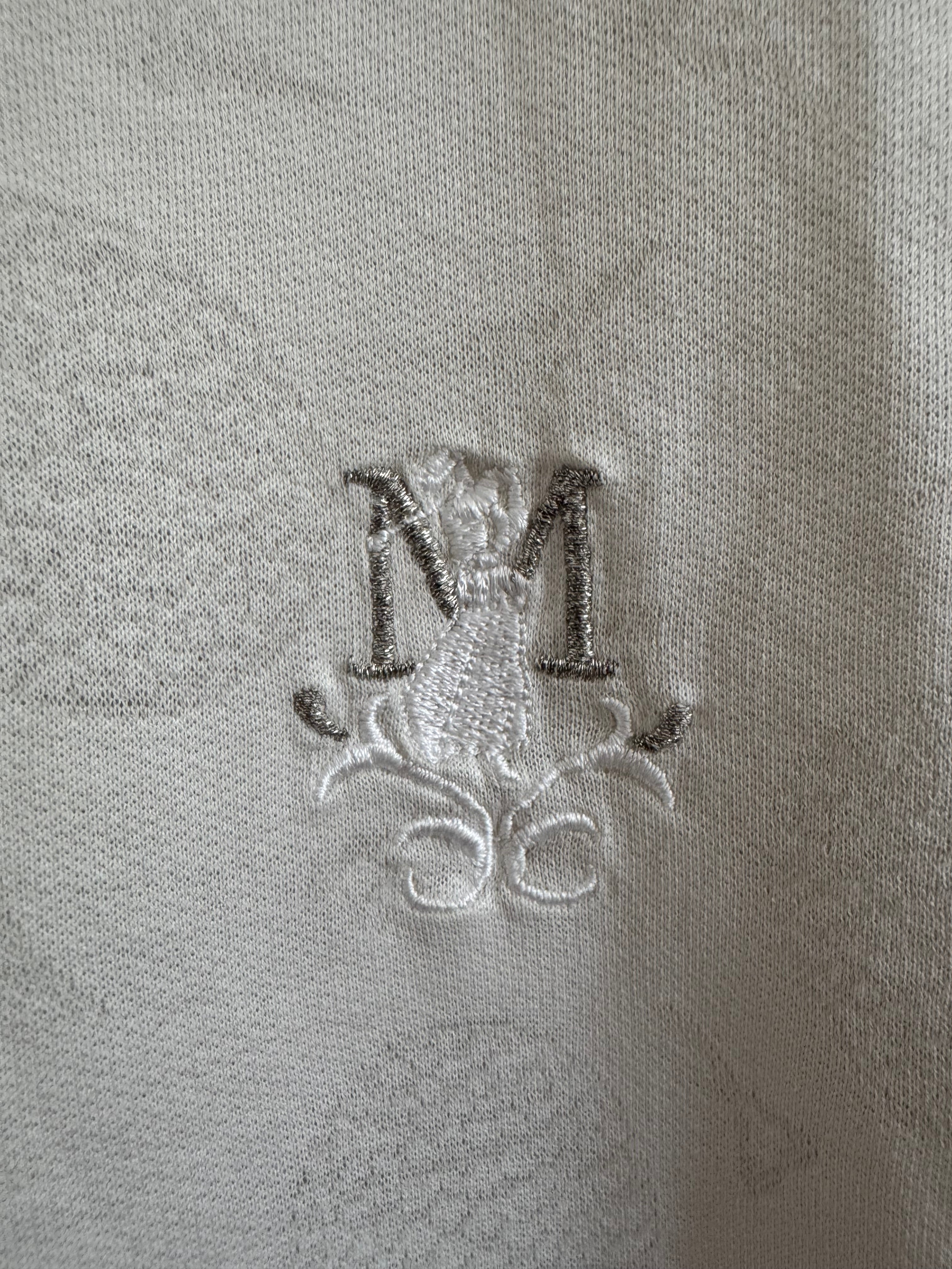 VINTAGE MASTERS BY ALASKA GOLF ZIP POLO - CREAM - L