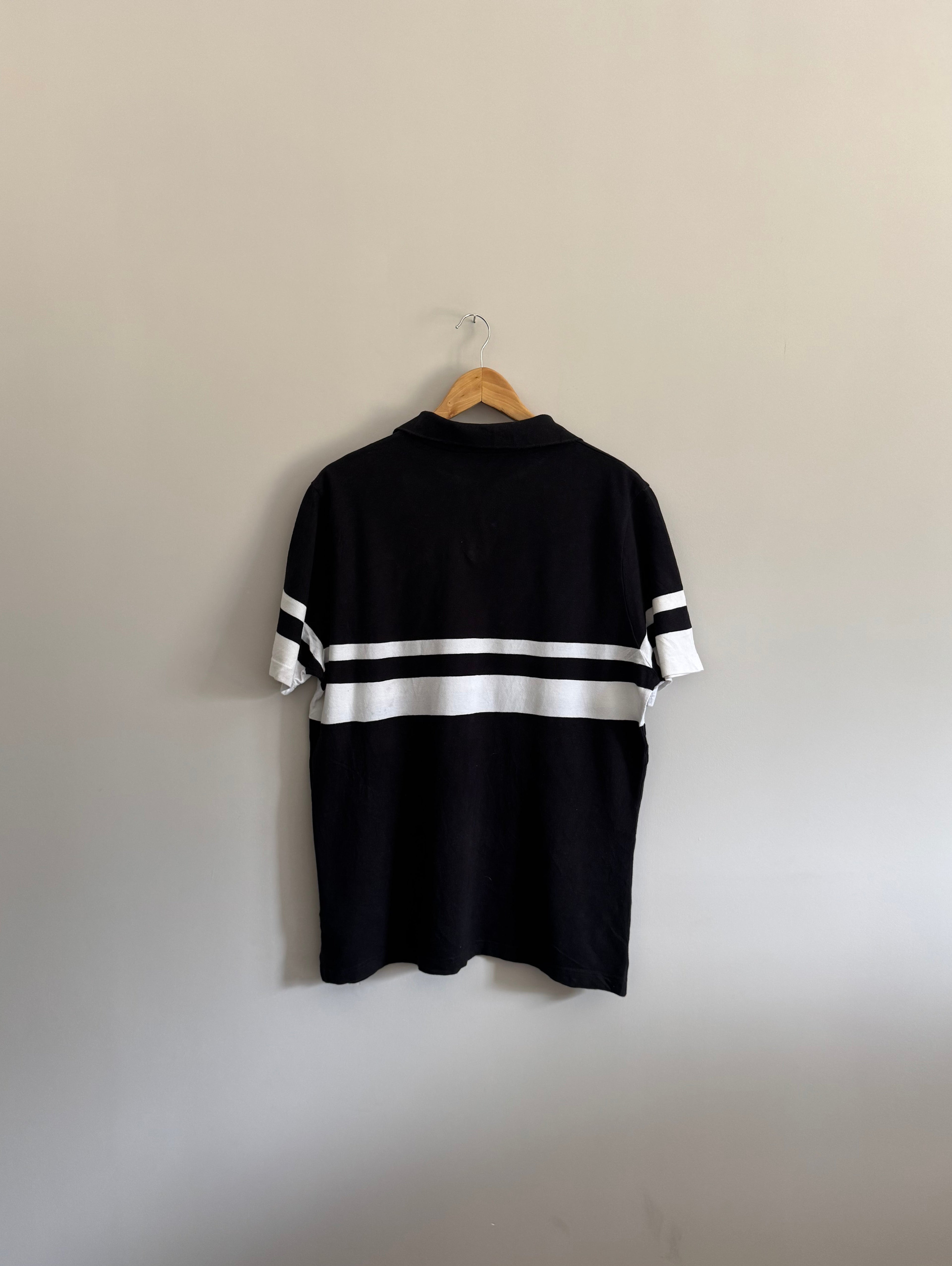 Puma Striped Polo Shirt- L
