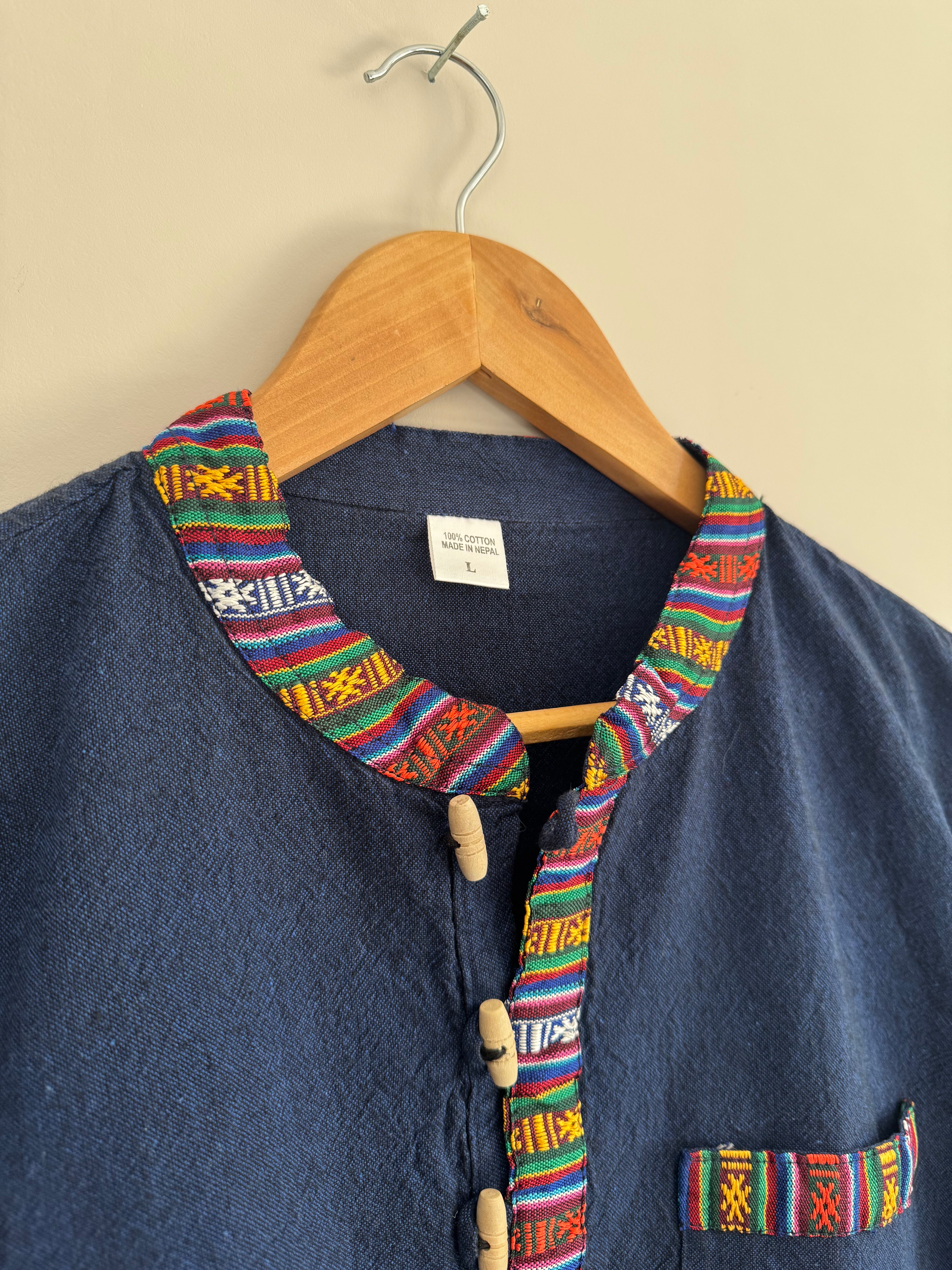 NEPAL COTTON SHIRT - L