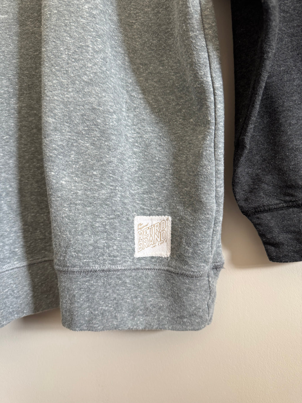 Retro Brand Army Raglan Crewneck Sweatshirt - XL