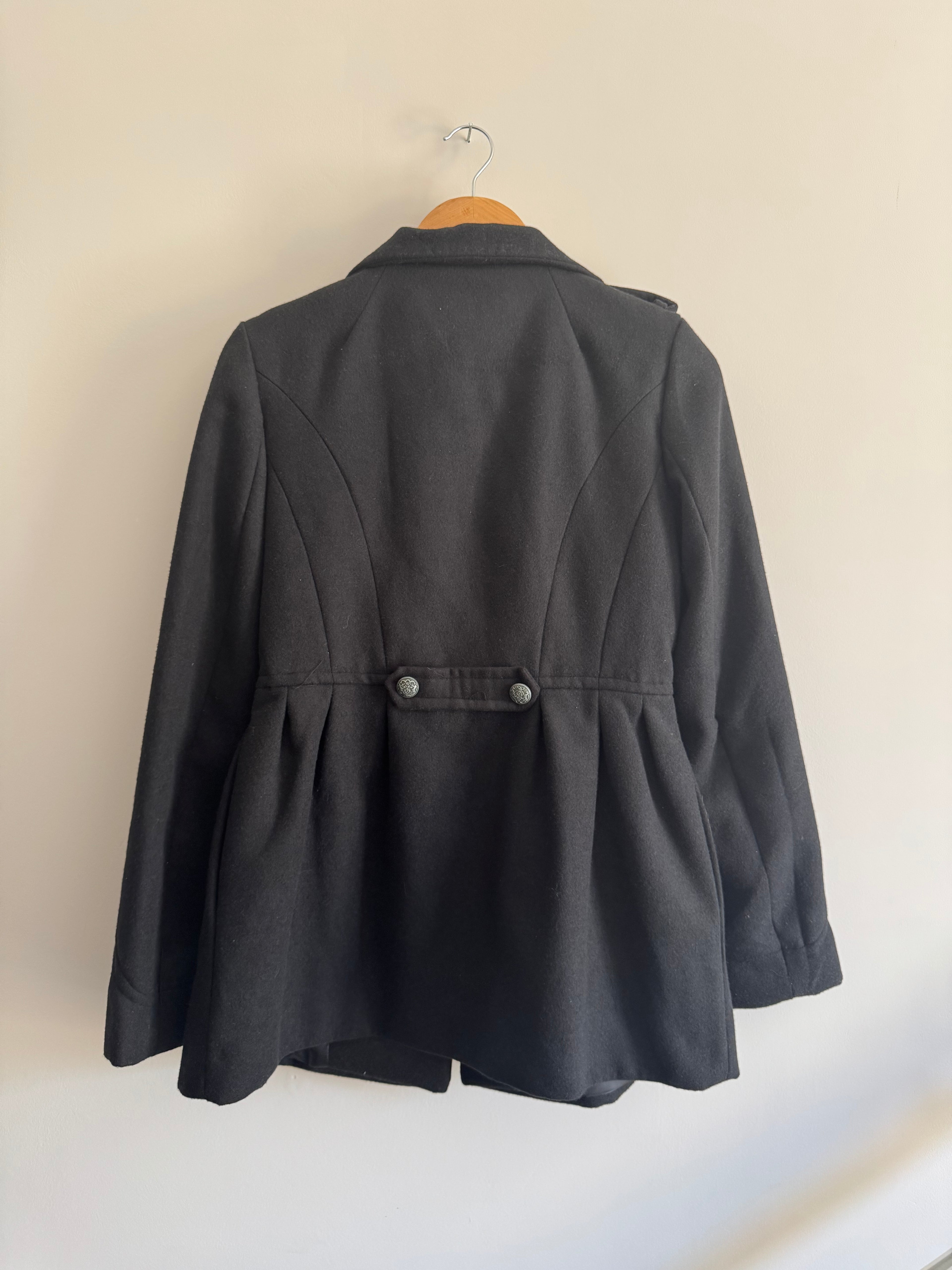 TERRANOVA BLACK COAT - S