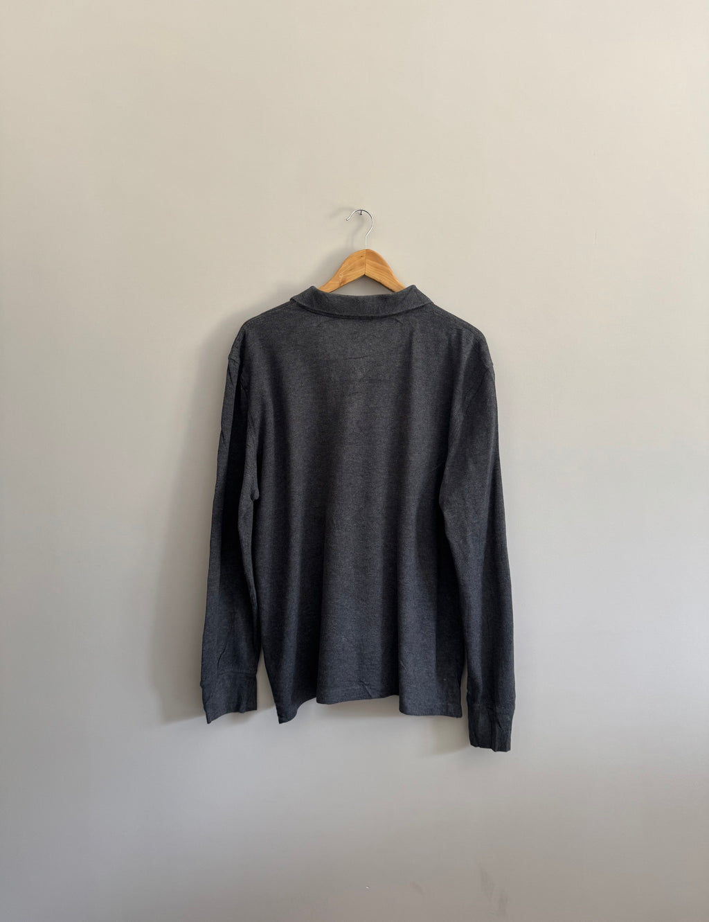 Nautica Long Sleeve Polo Shirt - L