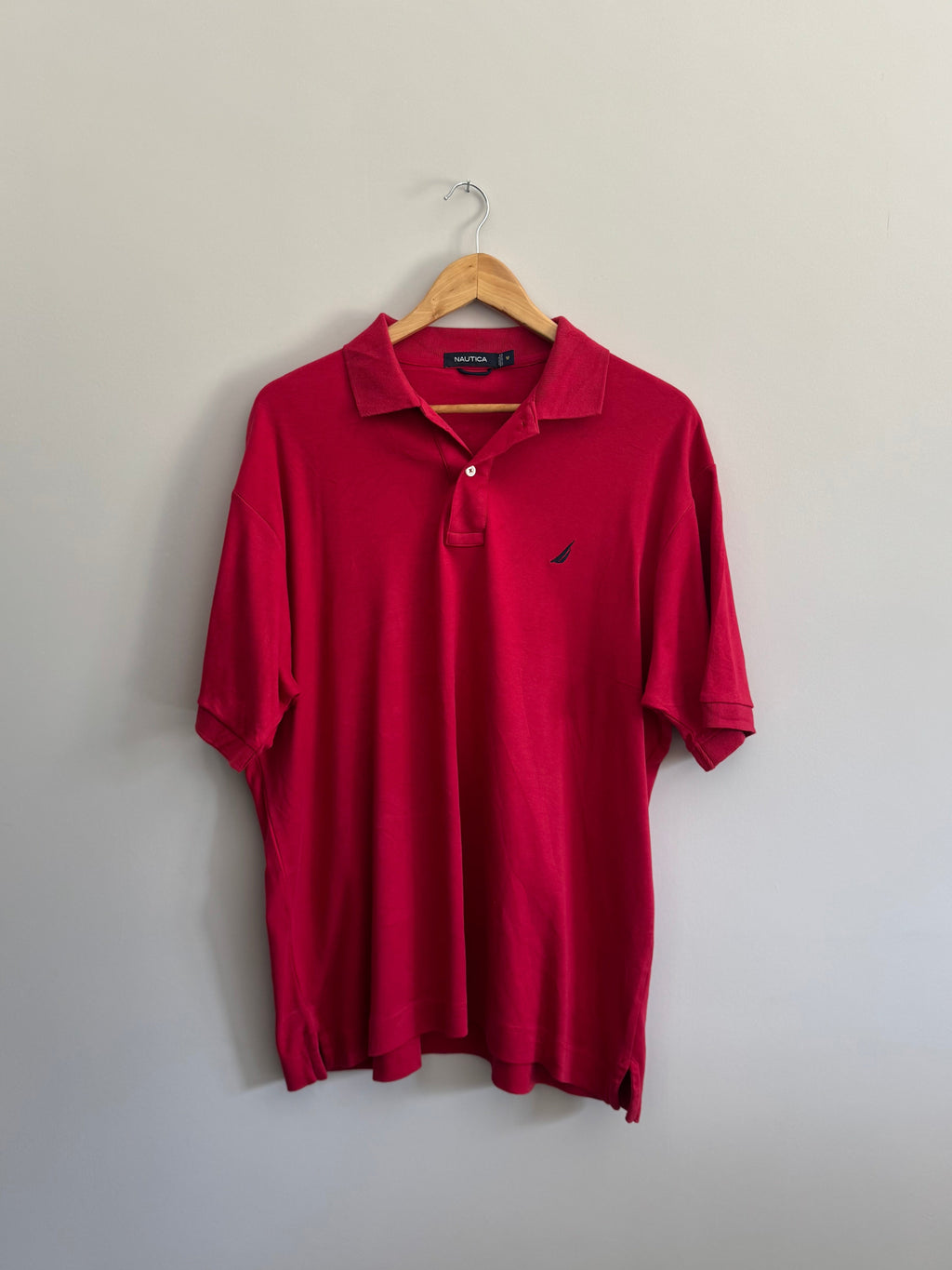 Nautica Red Polo Shirt - M