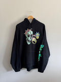 Oversized Rick and Morty Graphic Hoodie - XL