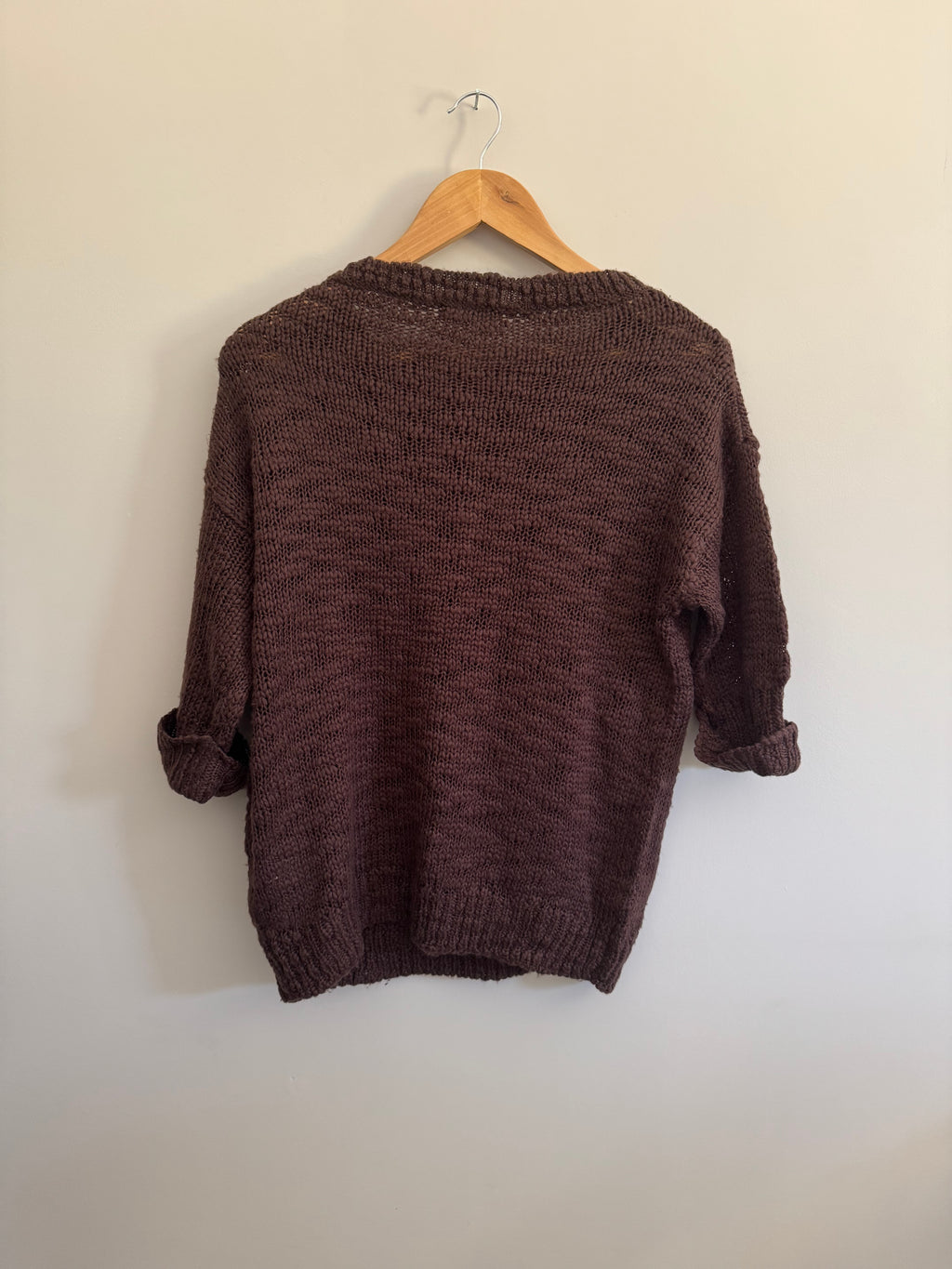 BROWN TERRANOVA SWEATER - S