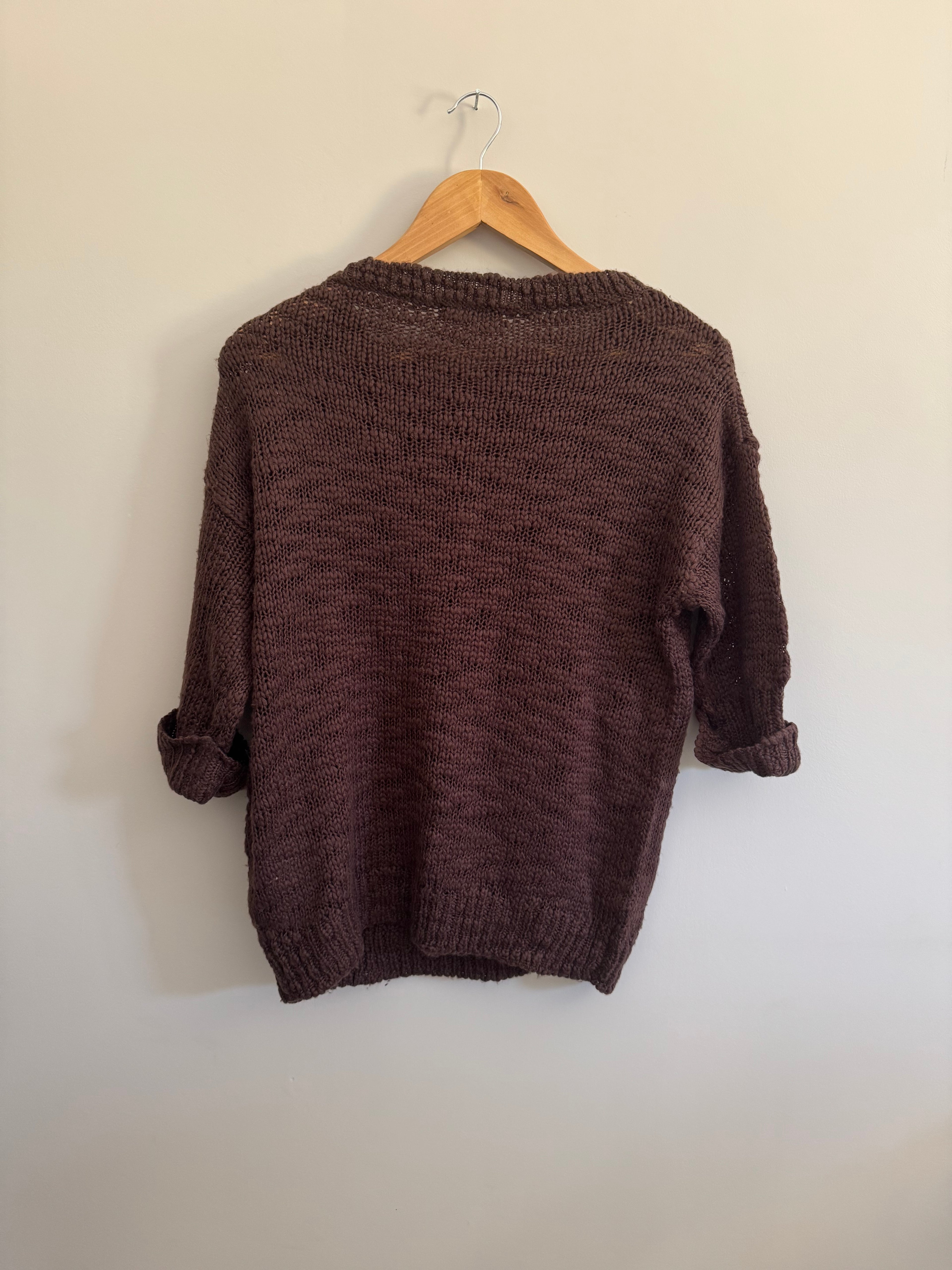 BROWN TERRANOVA SWEATER - S