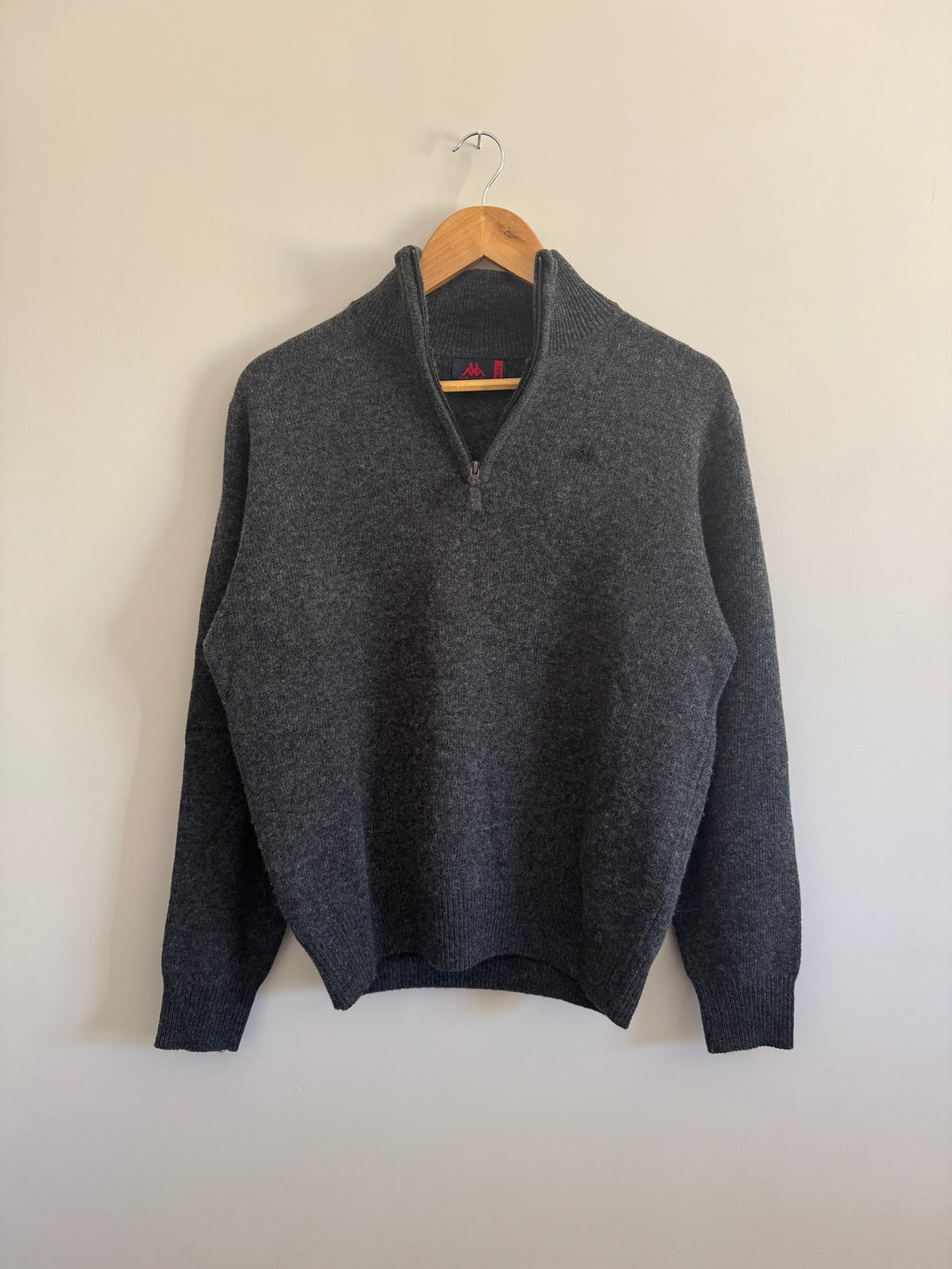 ROBE DI KAPPA QUARTER ZIP KNITTED SWEATER - S