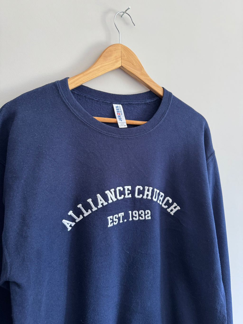 Alliance Church Est. 1932 Collegiate Crewneck Sweatshirt - S