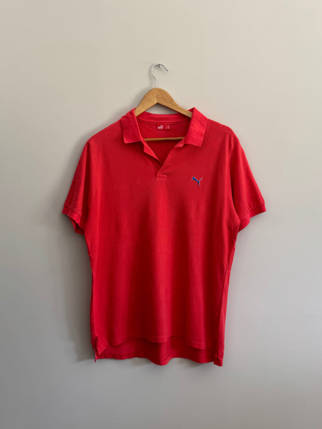 Red Puma Polo Shirt - M