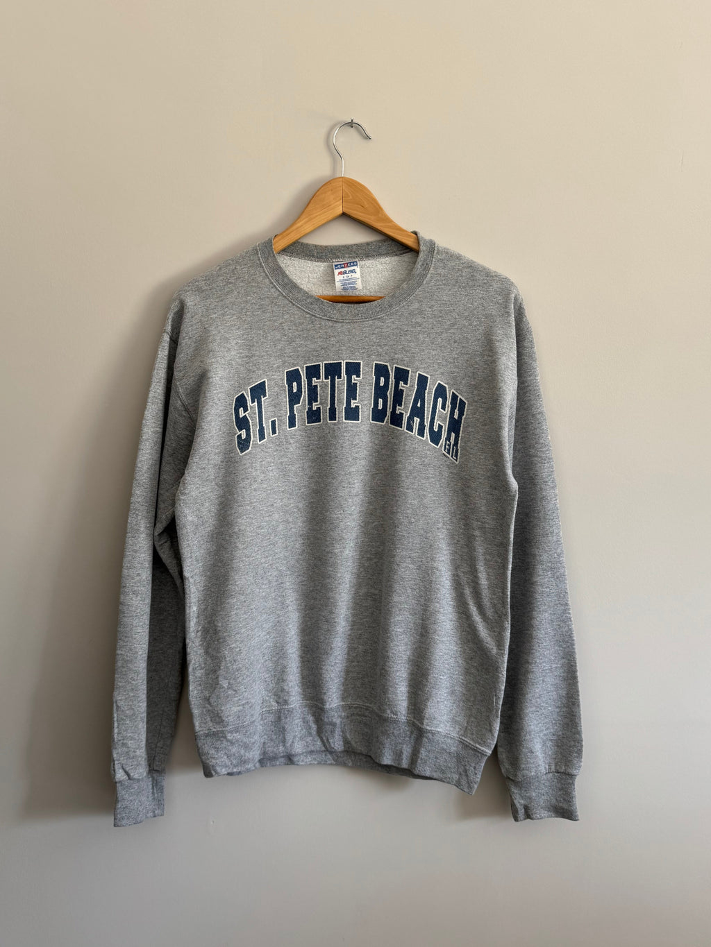 St. Pete Beach Florida Collegiate Crewneck Sweatshirt - S