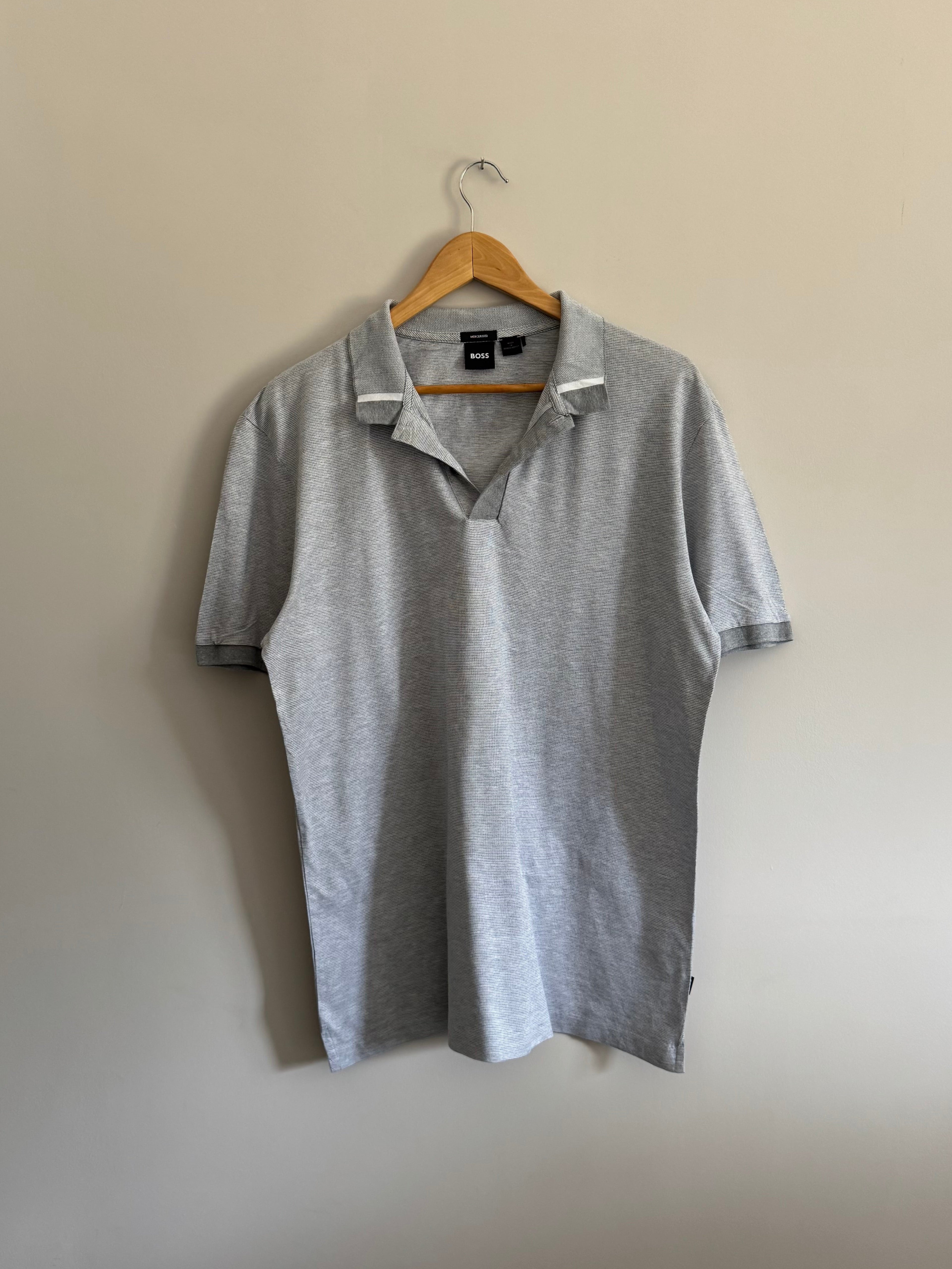 Boss Mercerised Polo Shirt - L