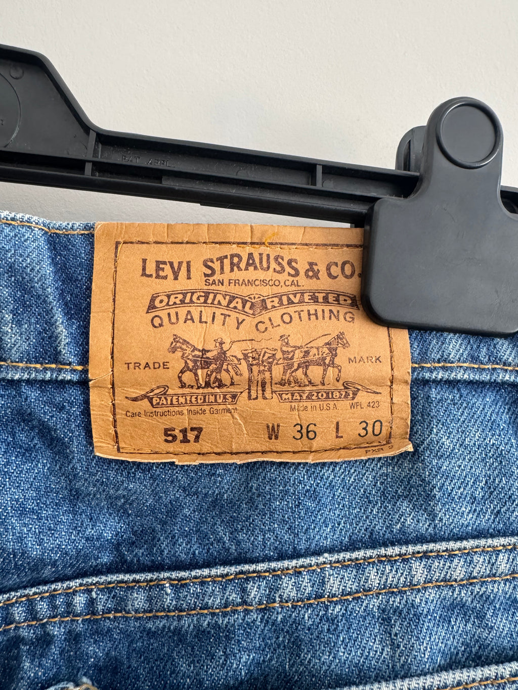 Vintage Levi’s 517 Bootcut Jeans – Made in USA – W36 L30