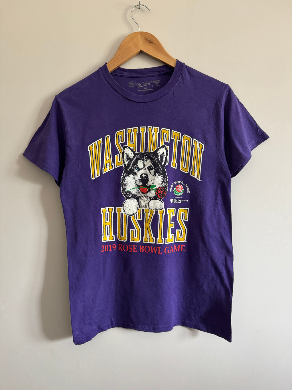 PURPLE WASHINGTON HUSKIES SHIRT - S