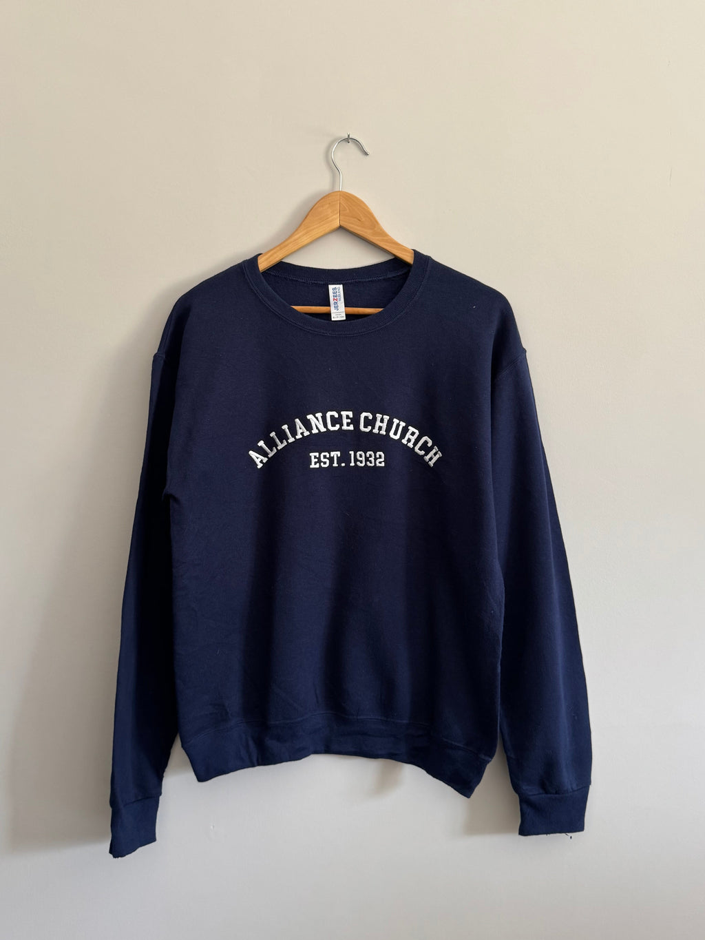 Alliance Church Est. 1932 Collegiate Crewneck Sweatshirt - S