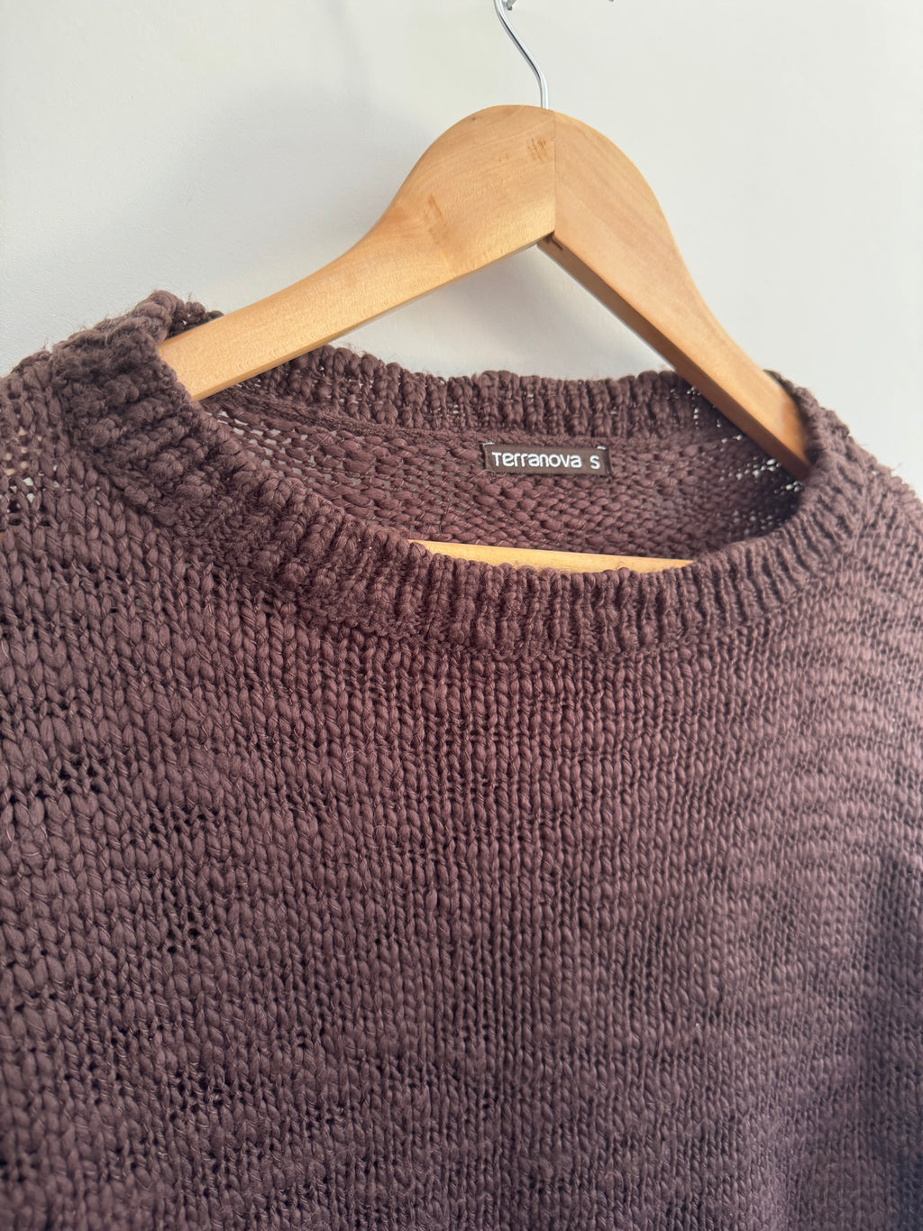 BROWN TERRANOVA SWEATER - S