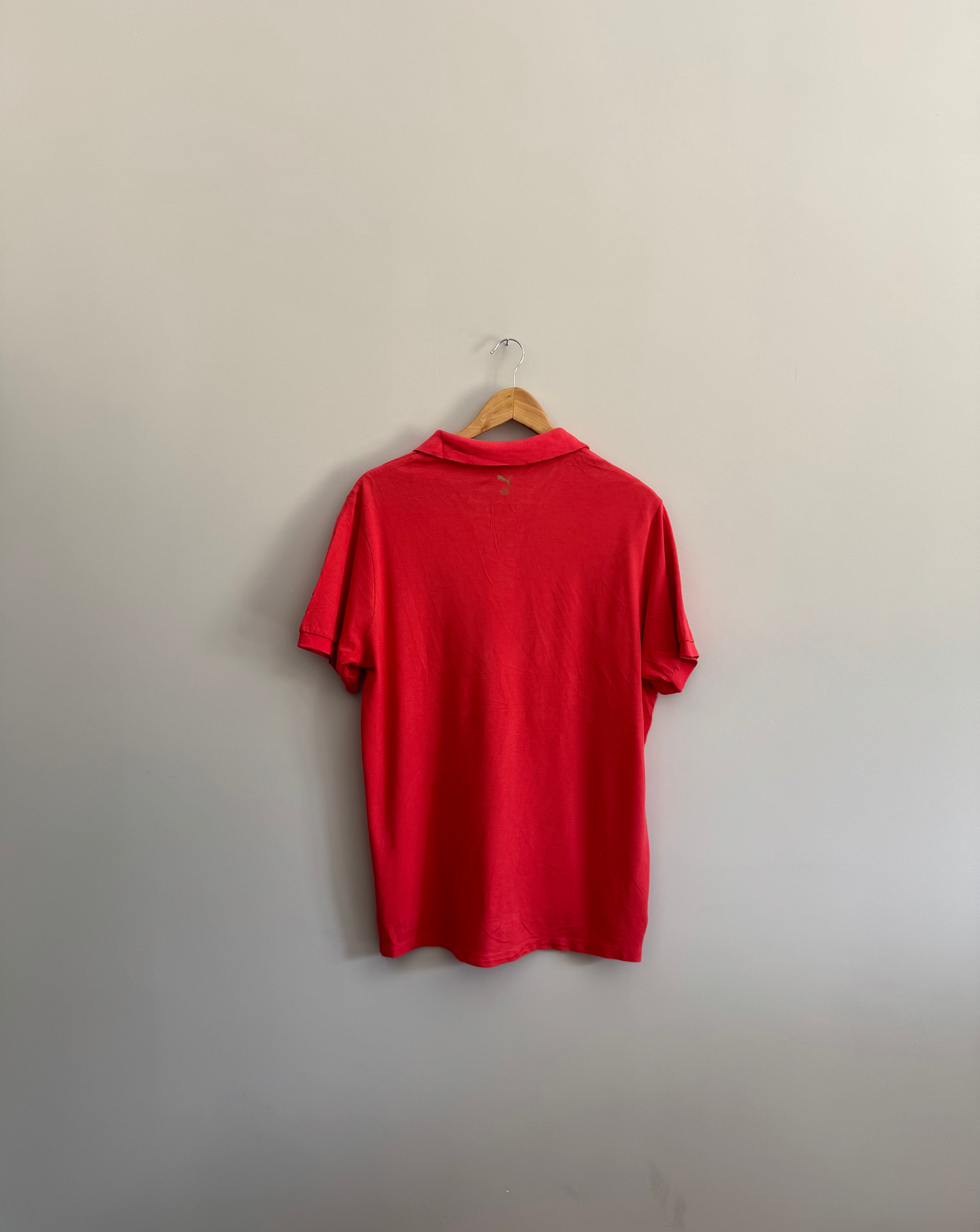 Red Puma Polo Shirt - M