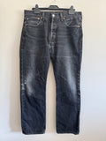 Vintage Levi’s 501 Black Straight Leg Jeans – W33 L30