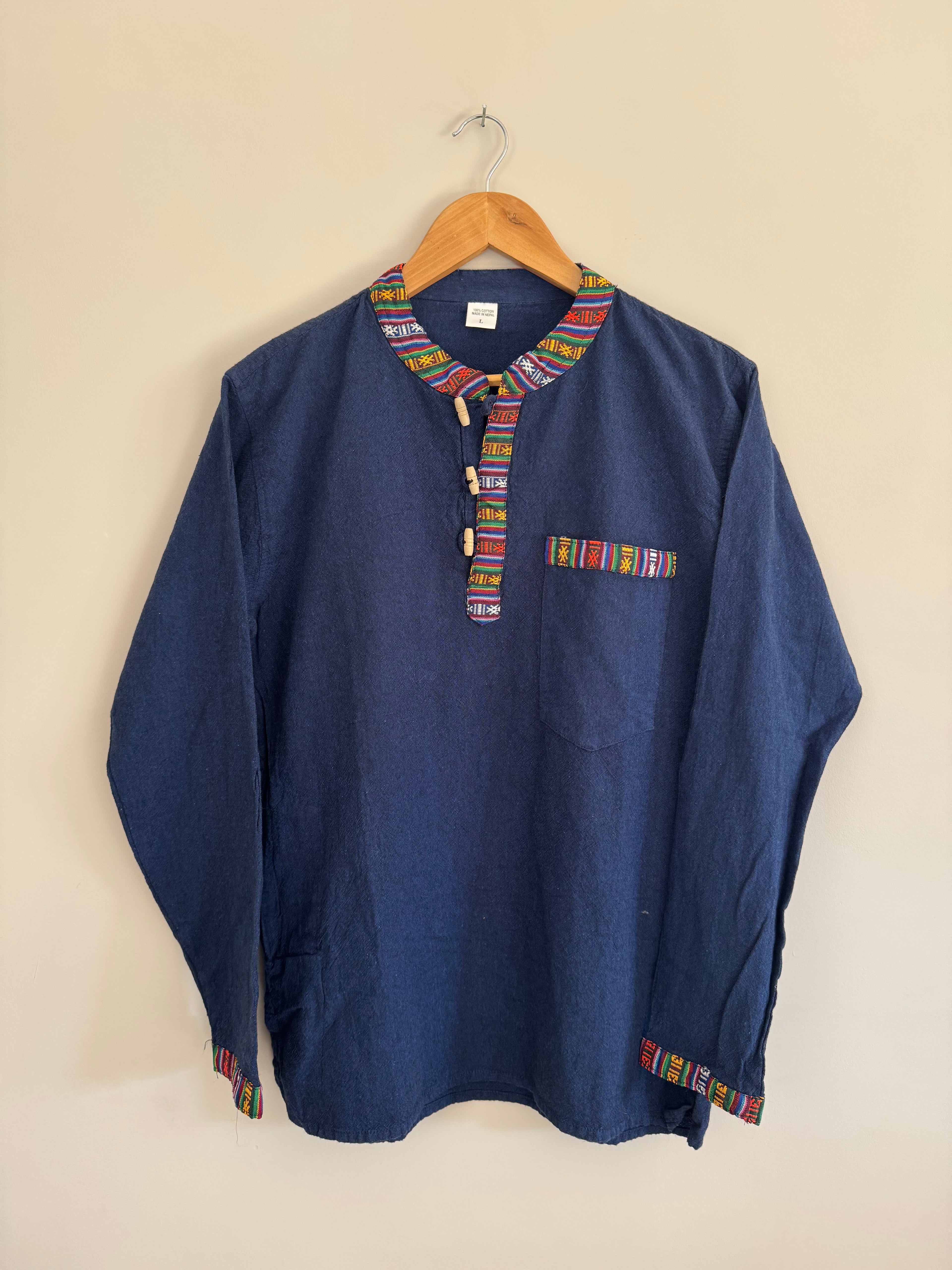 NEPAL COTTON SHIRT - L