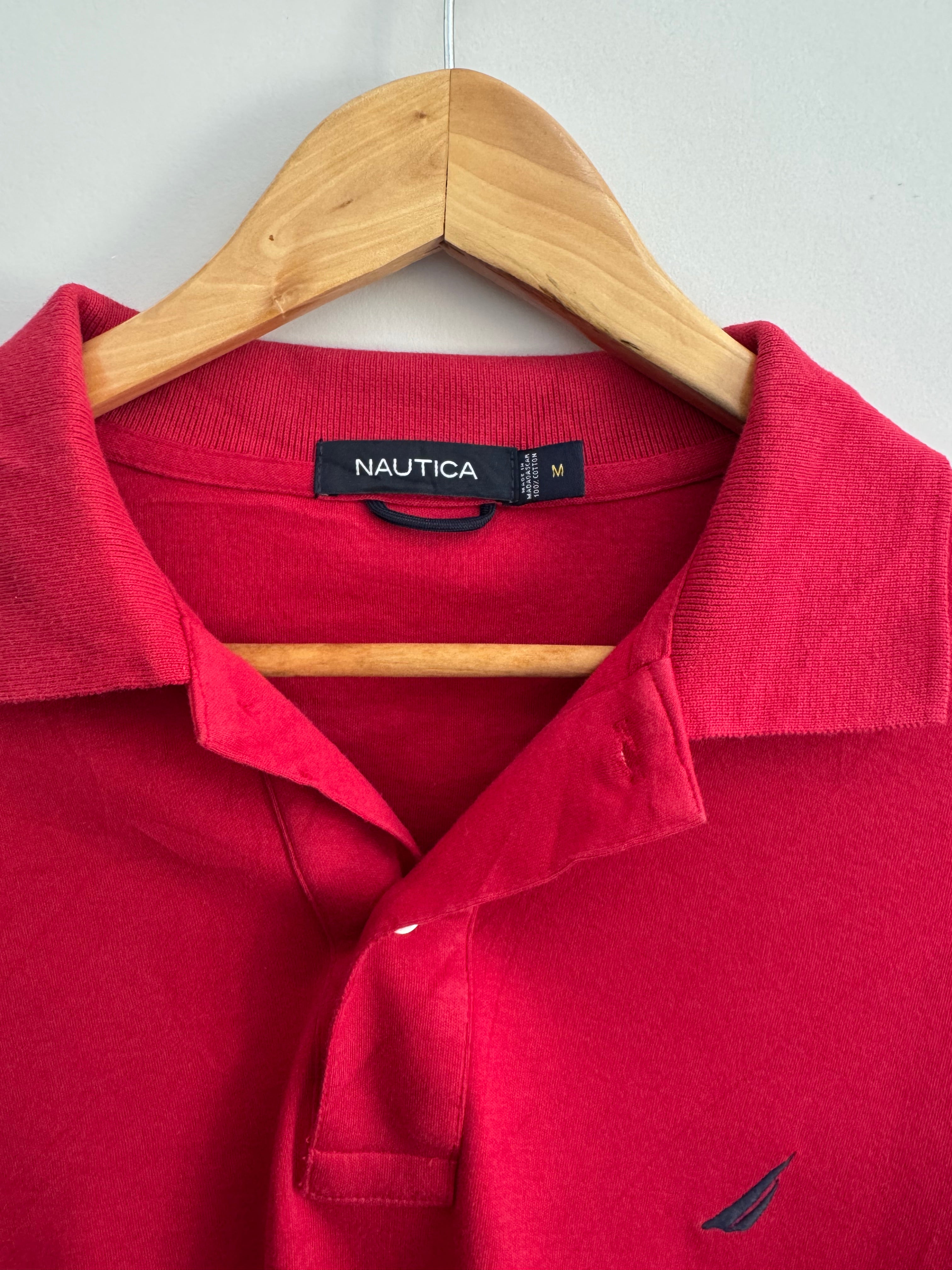 Nautica Red Polo Shirt - M