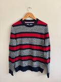 Tommy Hilfiger Striped Crewneck Sweater - M