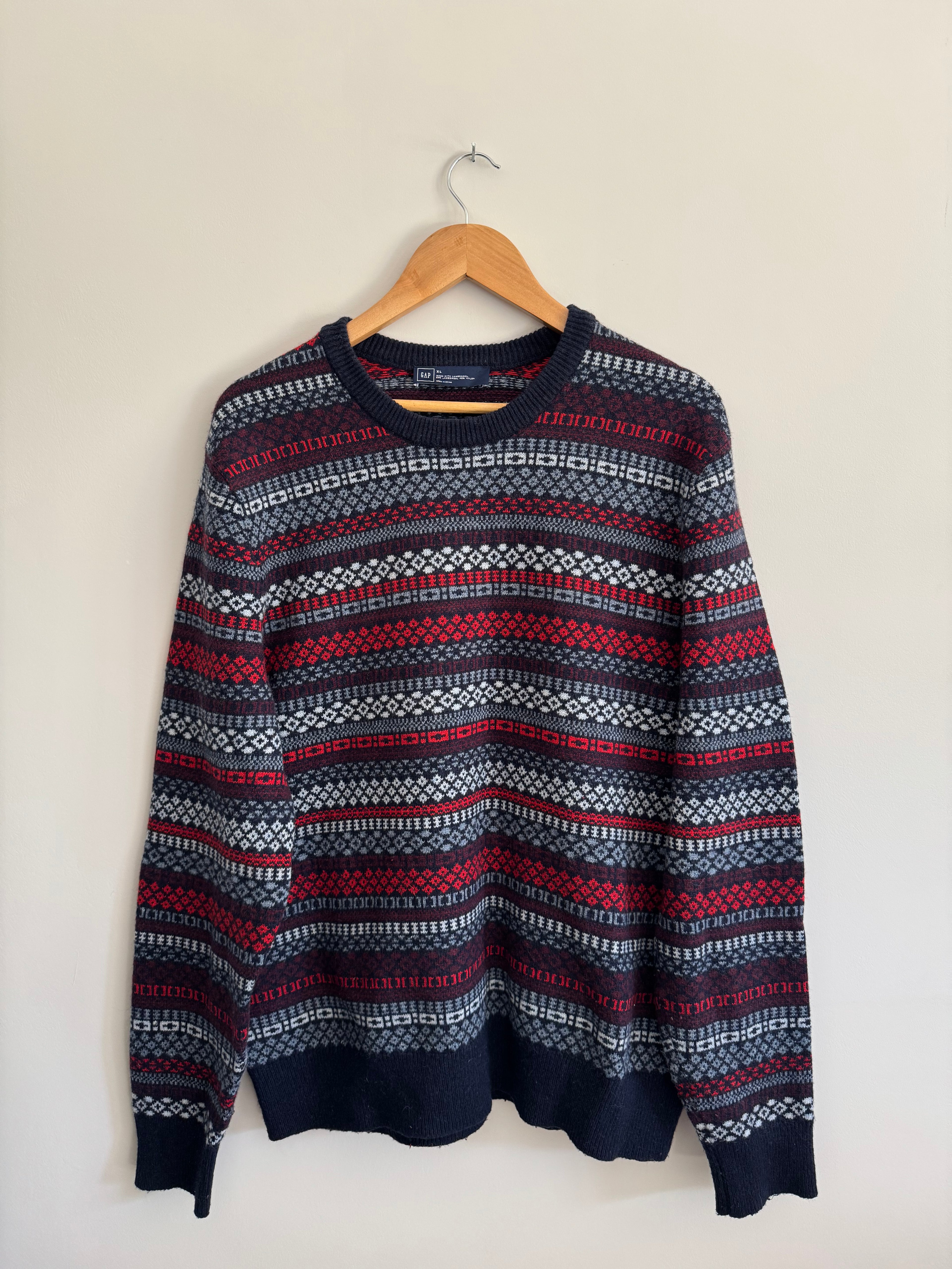 VINTAGE GAP LAMBSWOOL KNIT SWEATER - XL