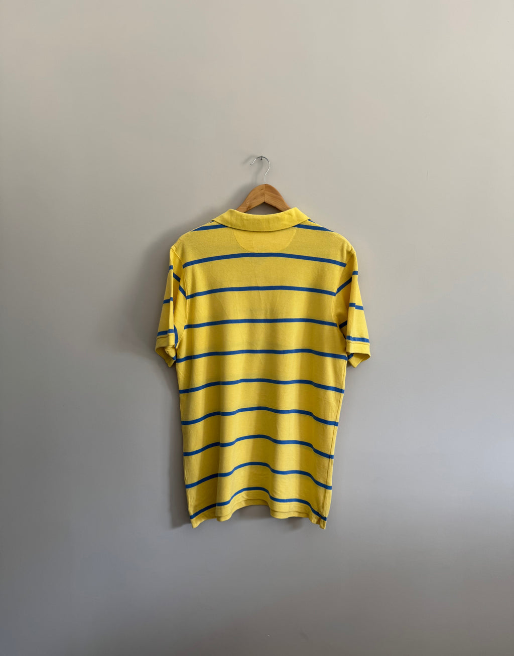 Vintage Chaps Striped Polo Shirt - M