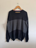Tommy Hilfiger Two-Tone Knit Sweater - XL