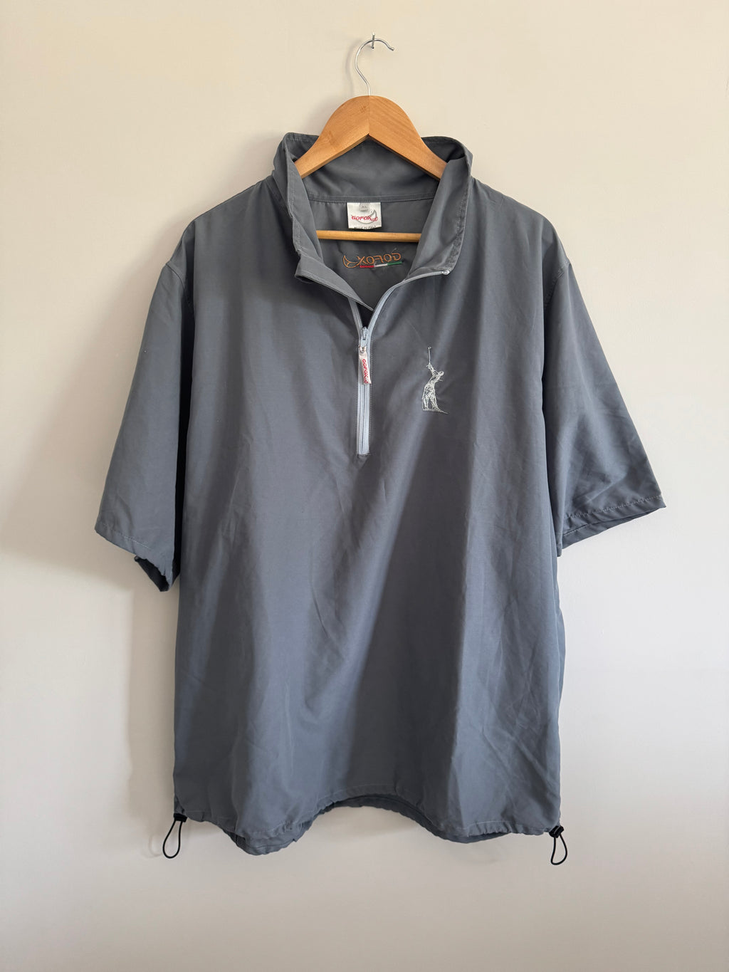 GOFOX HALF-ZIP WINDBREAKER MADE IN ITALY - XL