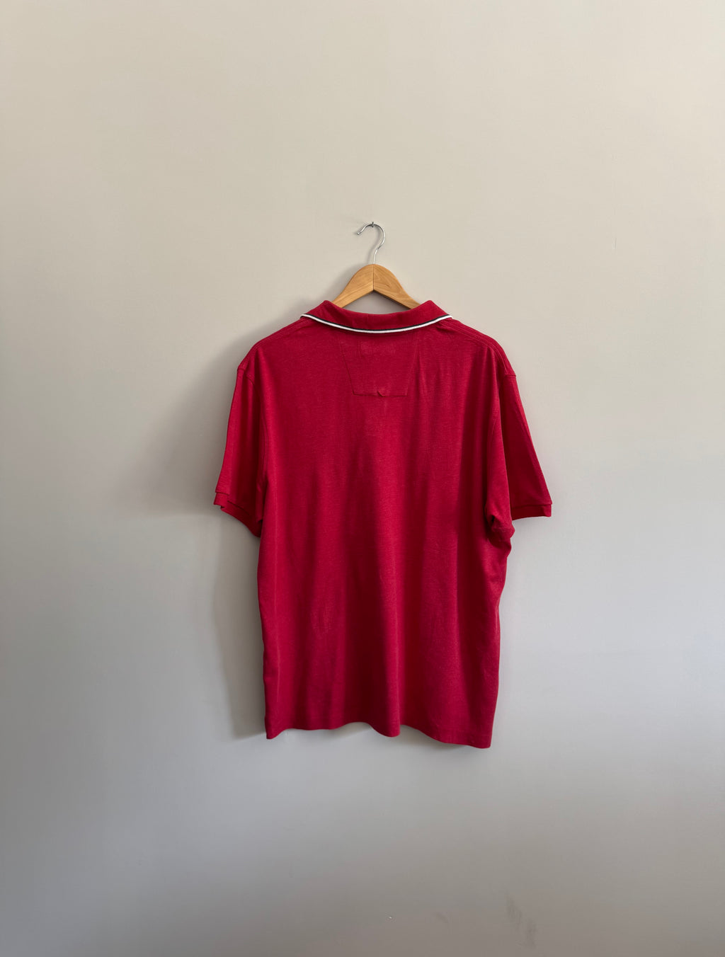 Nautica Tipped Collar Polo Shirt - L