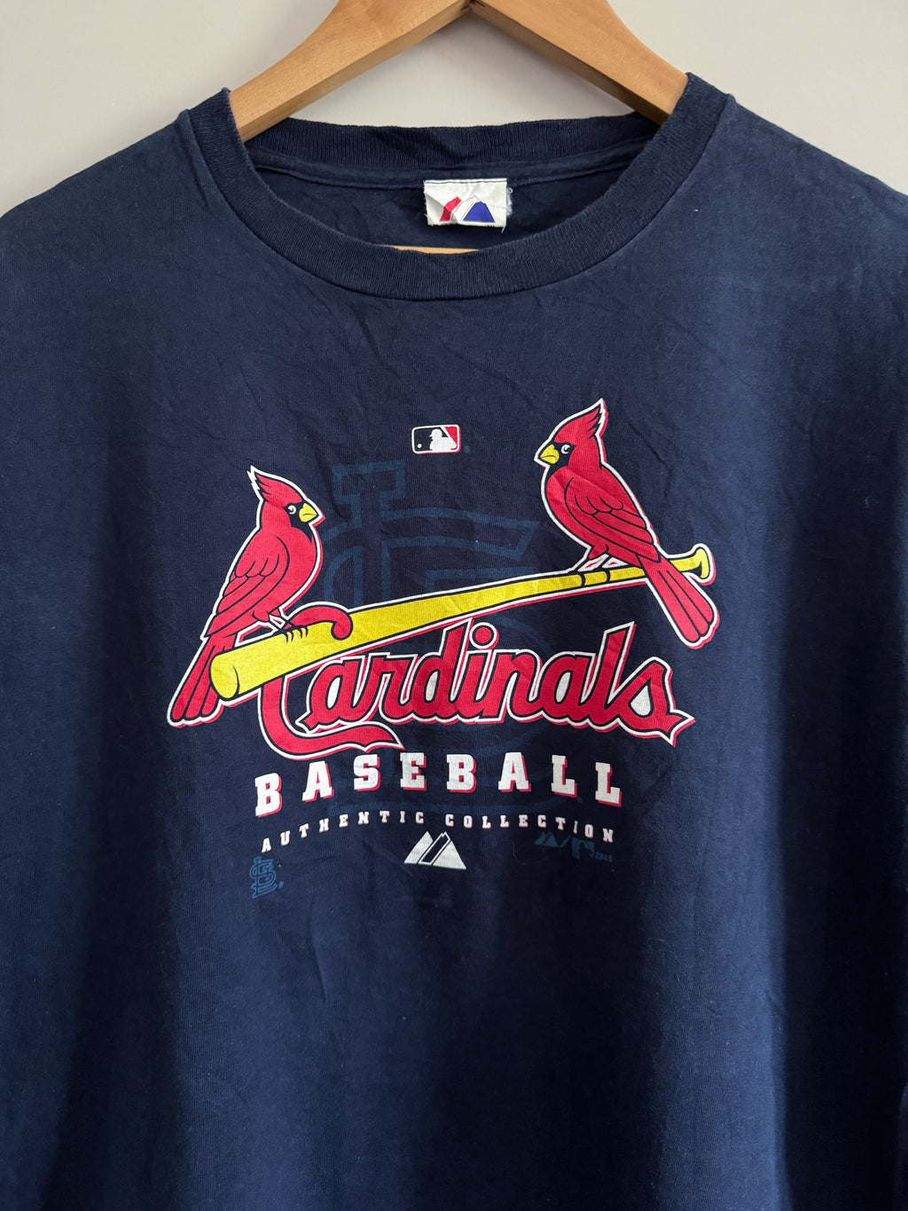 NAVY CARDINALS BASEBALL SHIRT - L*