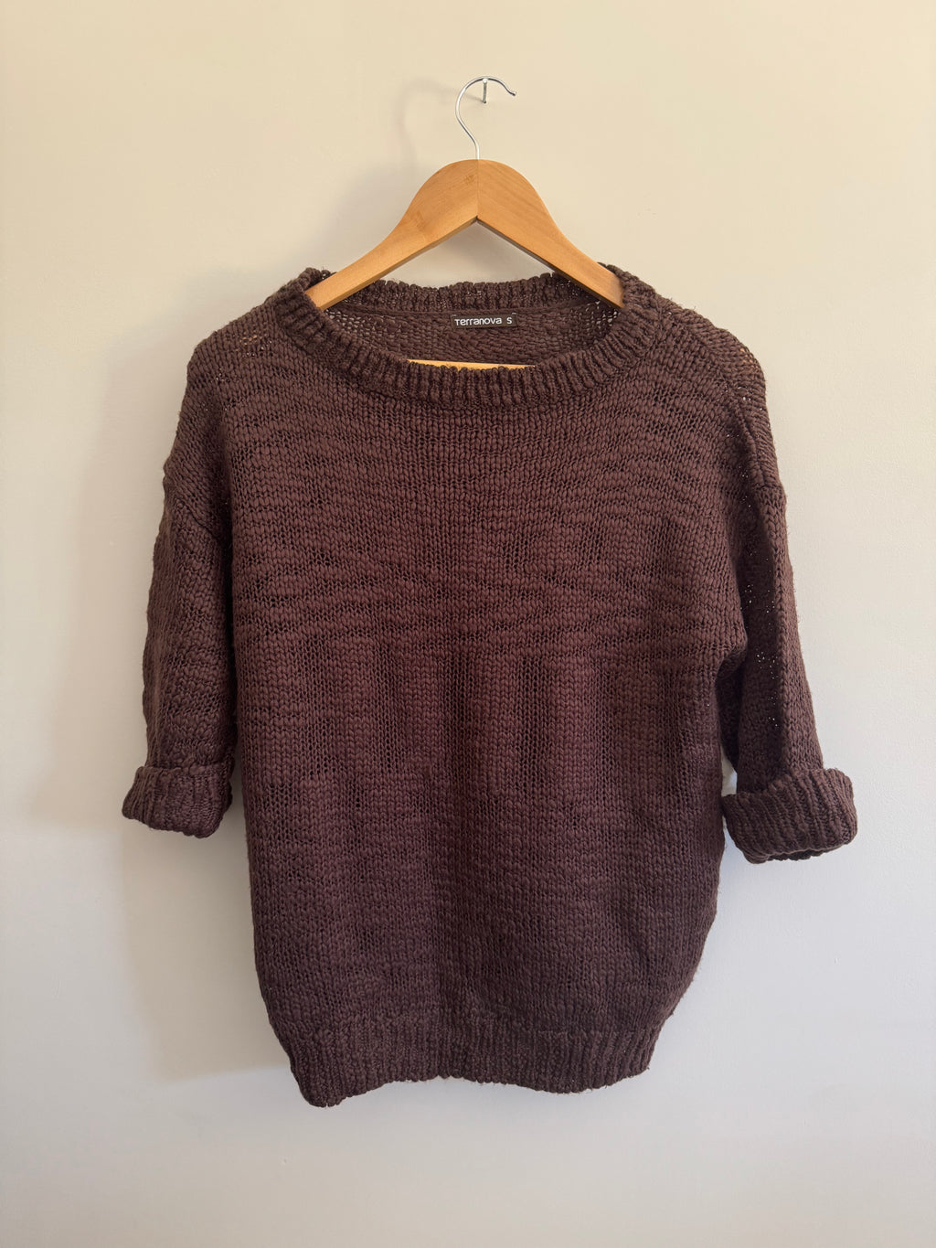 BROWN TERRANOVA SWEATER - S