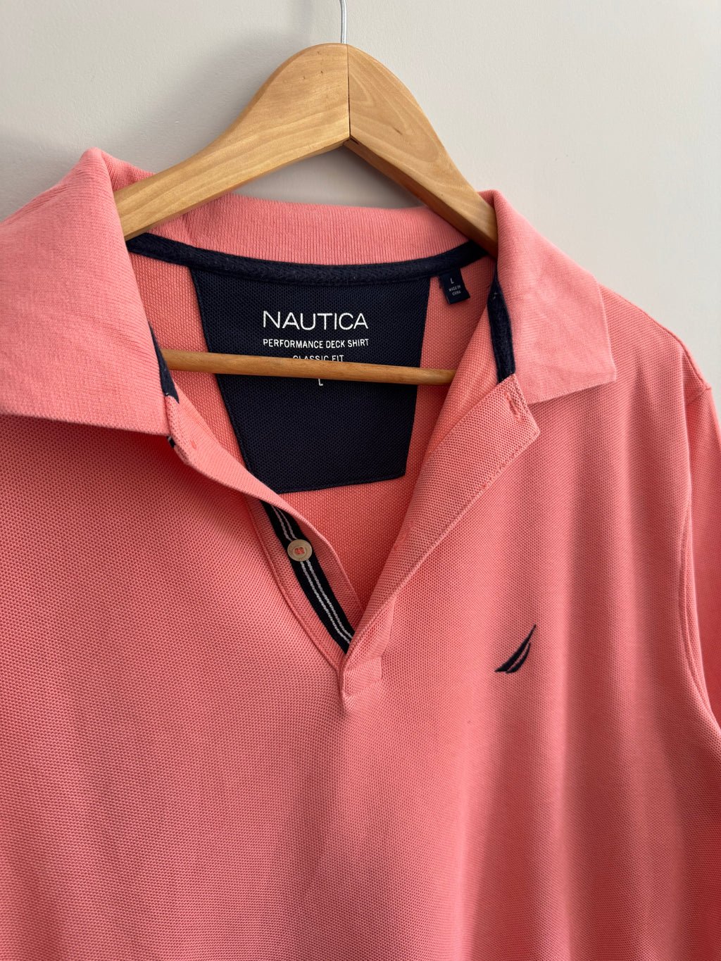 Nautica Performance Deck Shirt Polo - L