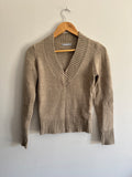 Terranova Beige V-Neck Sweater - XS