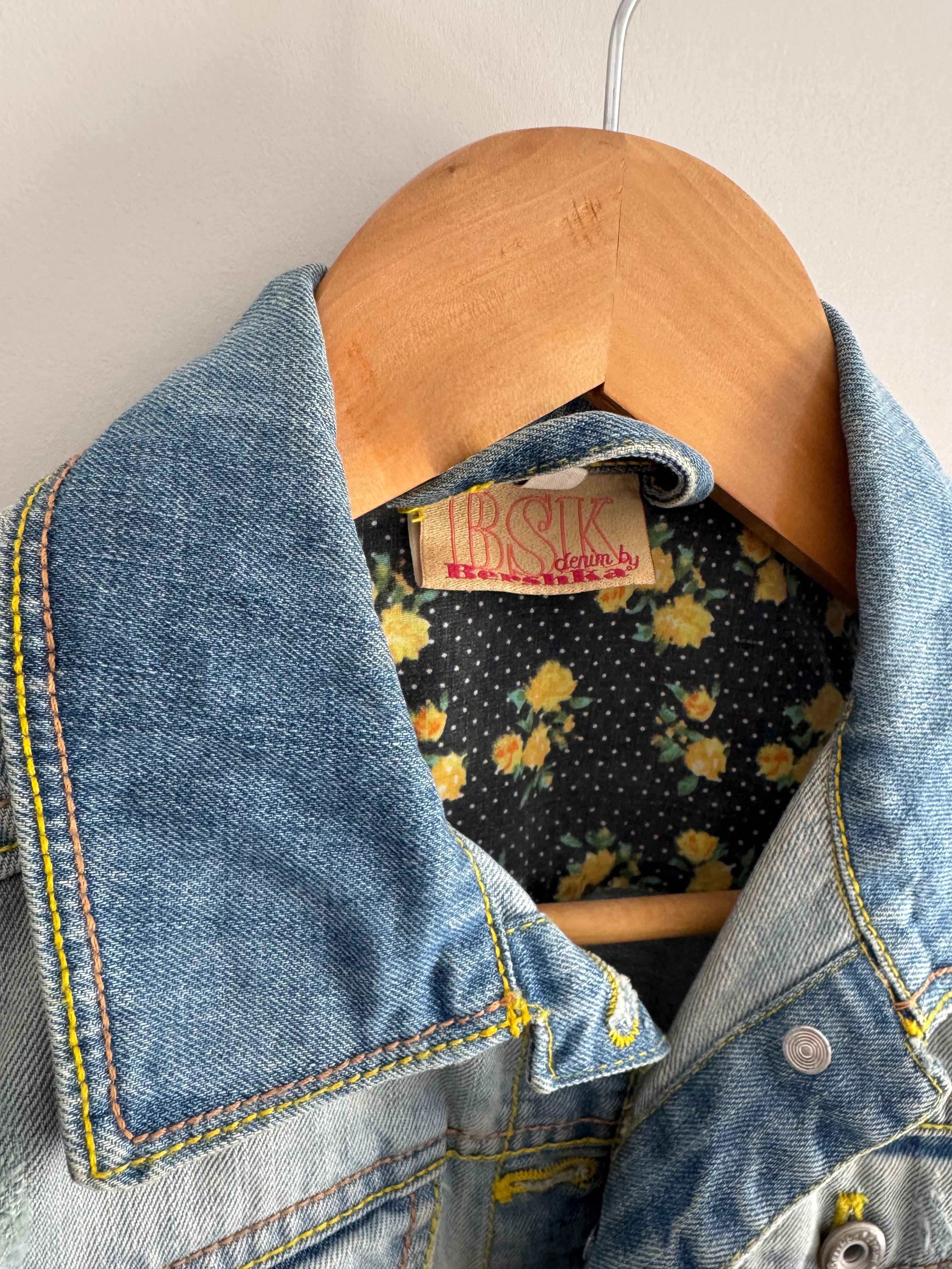 BERSHKA DENIM JACKET - S