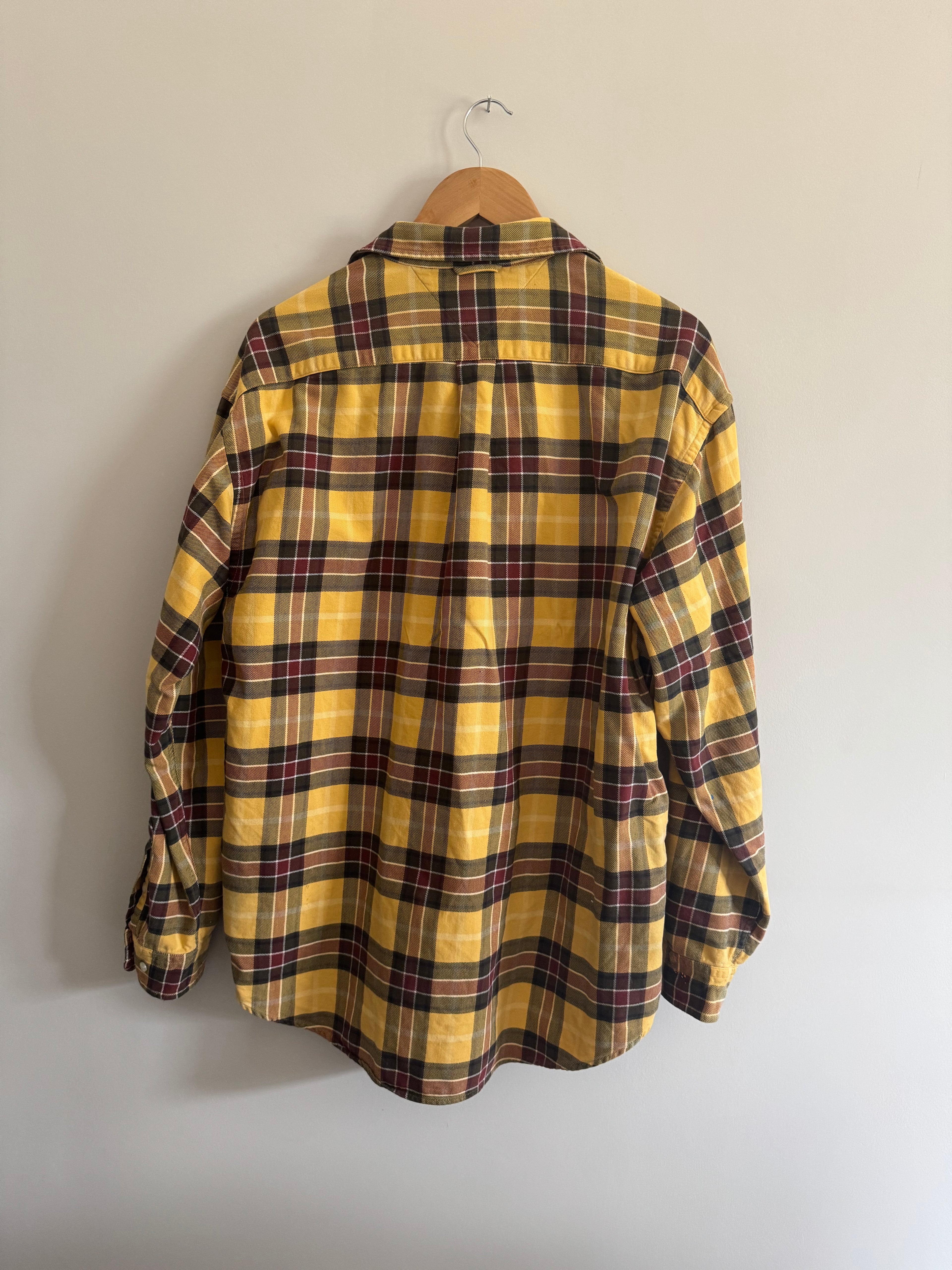 TOMMY HILFIGER MEN’S VINTAGE YELLOW SHIRT - XL